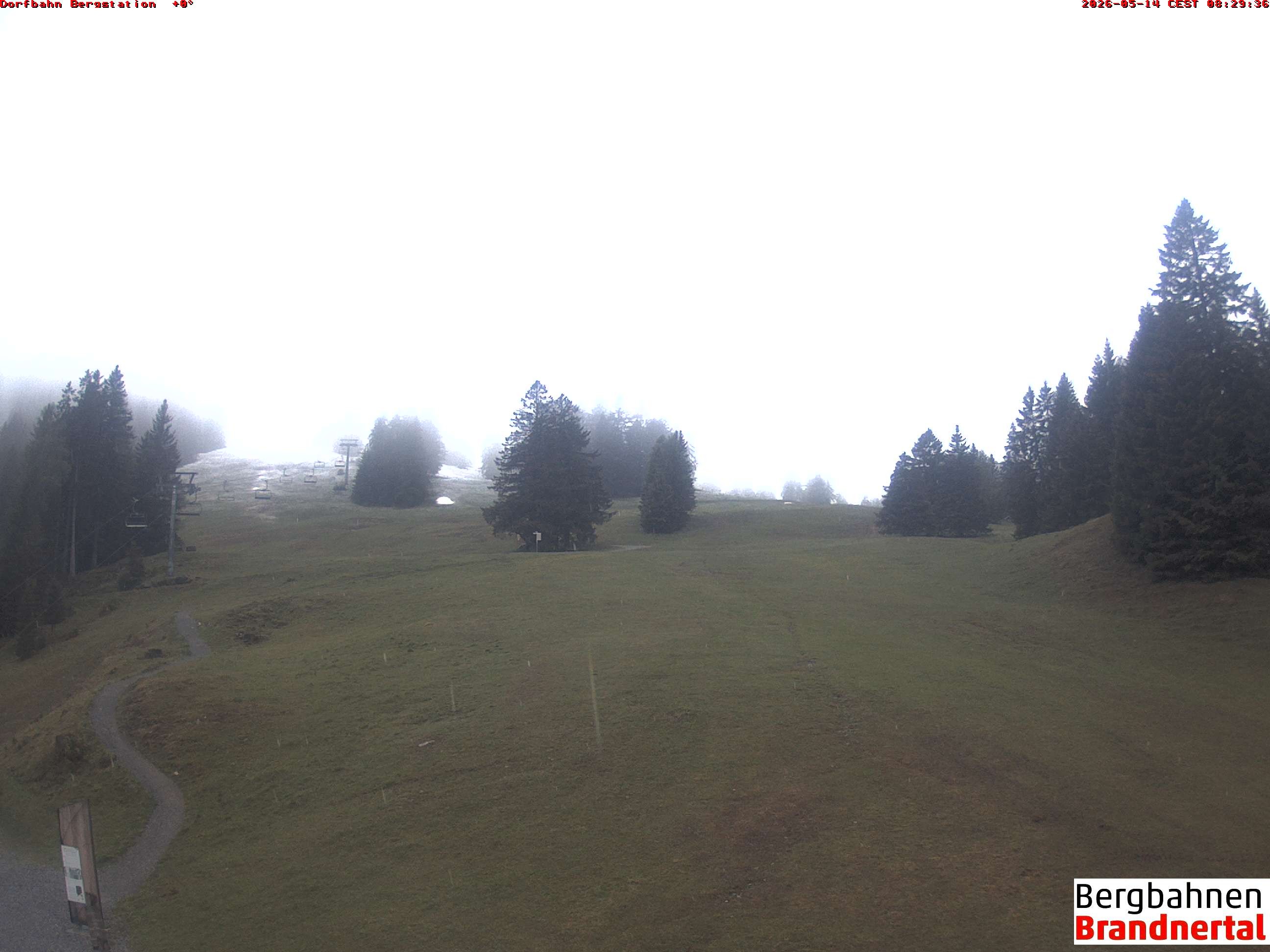 Archiv Foto Webcam Bergstation Dorfbahn, Brandnertal in Vorarlberg