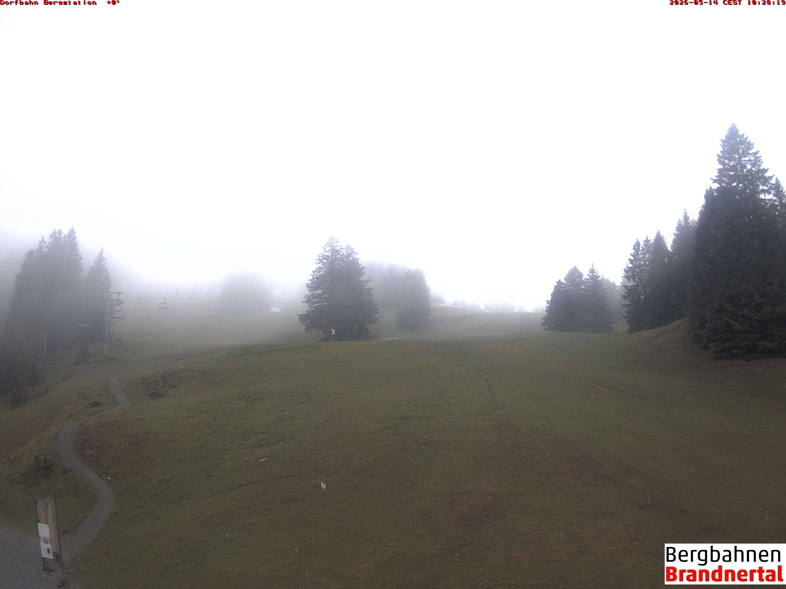 Archiv Foto Webcam Bergstation Dorfbahn, Brandnertal in Vorarlberg