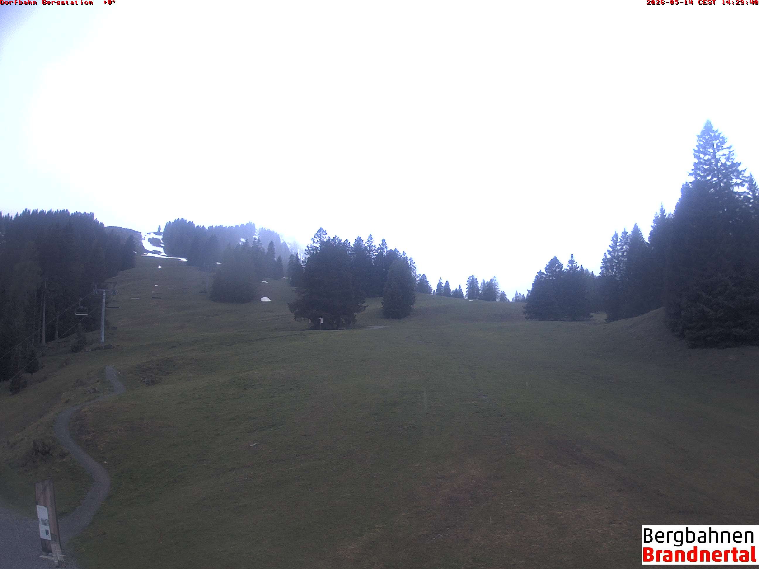 Archiv Foto Webcam Bergstation Dorfbahn, Brandnertal in Vorarlberg