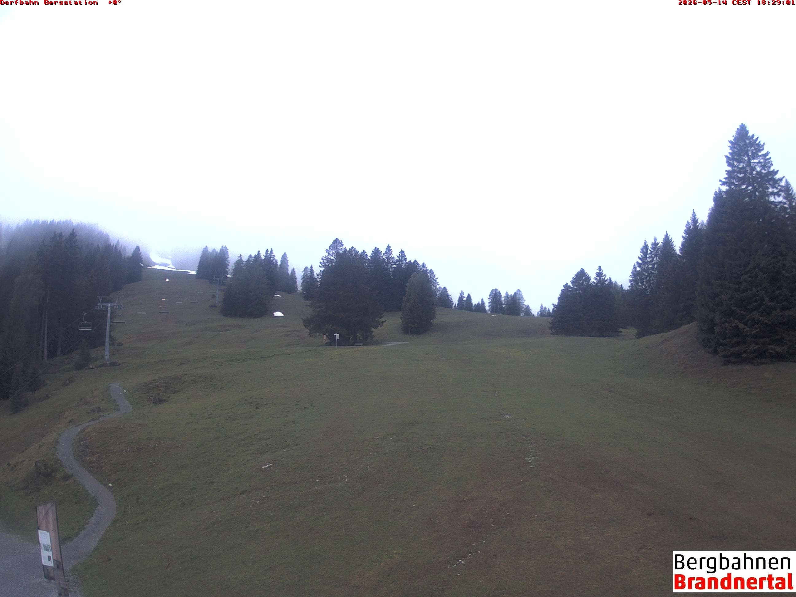 Archiv Foto Webcam Bergstation Dorfbahn, Brandnertal in Vorarlberg