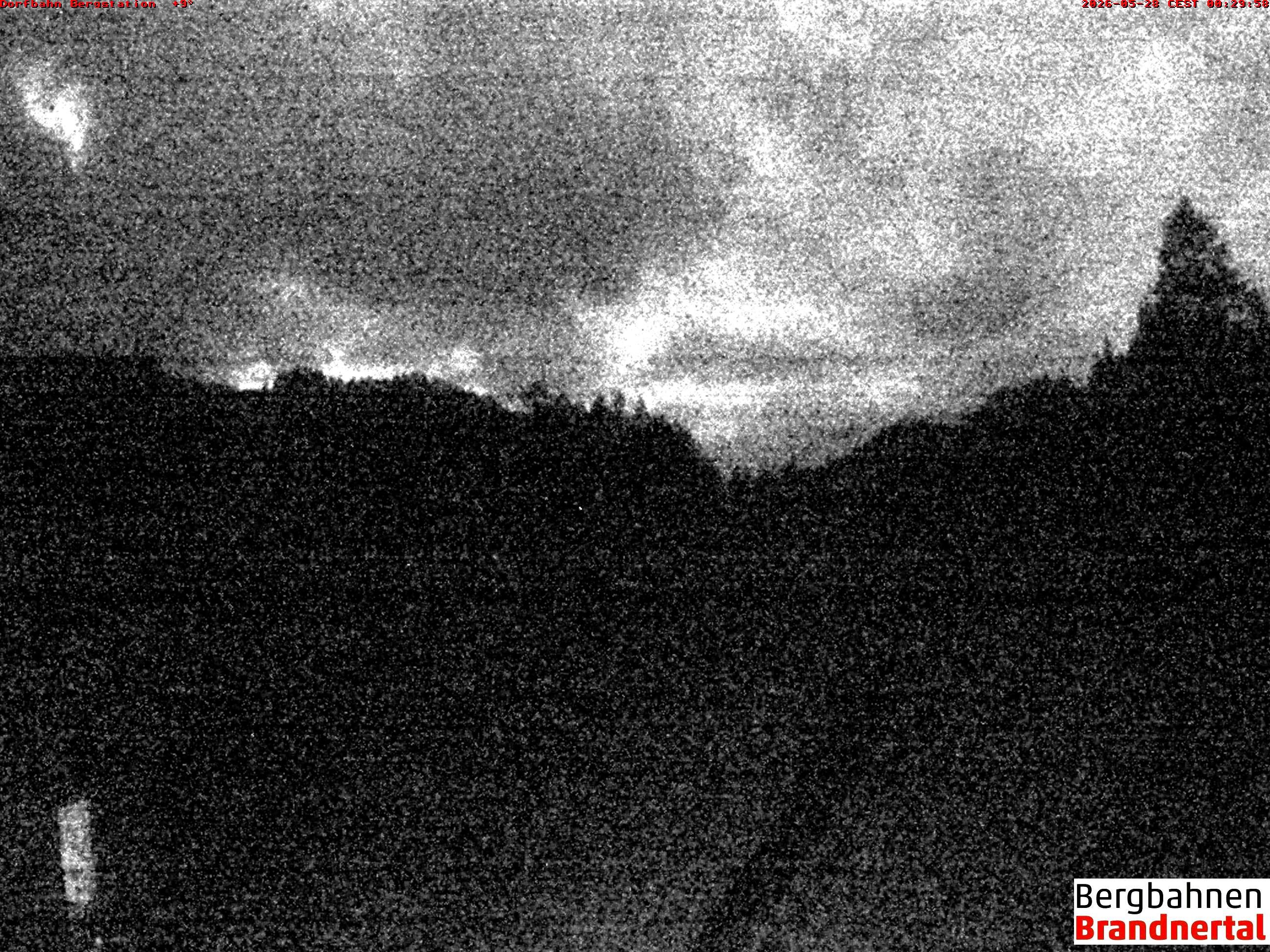 Archived image Webcam mountain station "Dorfbahn", valley "Brandnertal"