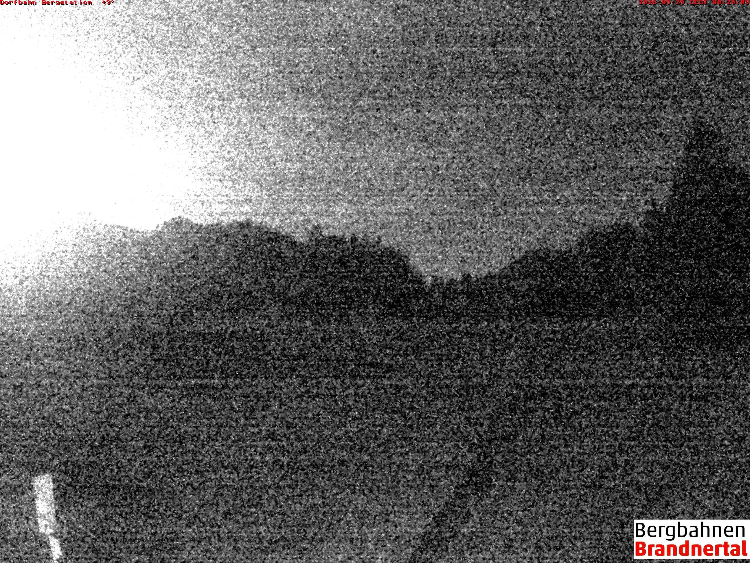 Archived image Webcam mountain station "Dorfbahn", valley "Brandnertal"