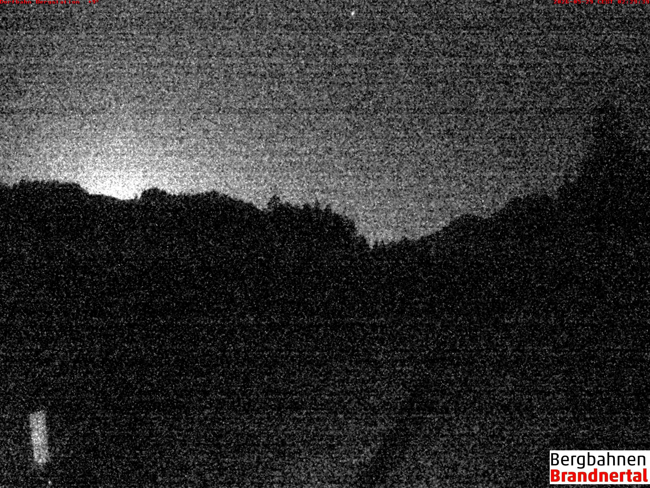 Archived image Webcam mountain station "Dorfbahn", valley "Brandnertal"