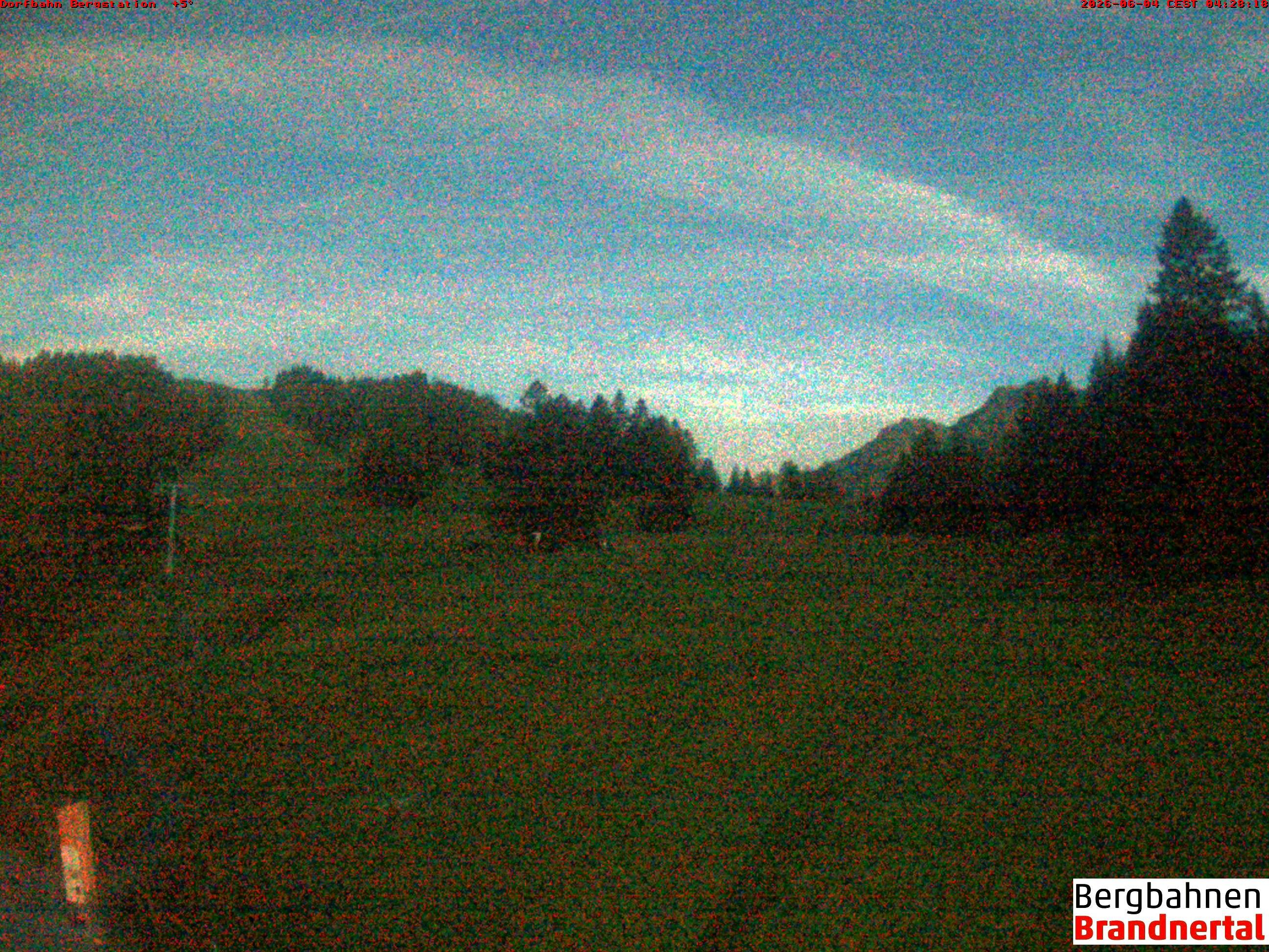 Archiv Foto Webcam Bergstation Dorfbahn, Brandnertal in Vorarlberg