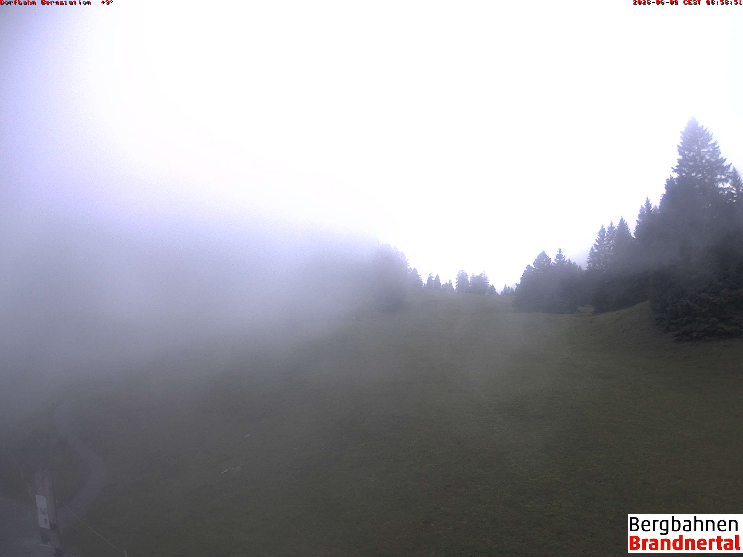Archiv Foto Webcam Bergstation Dorfbahn, Brandnertal in Vorarlberg