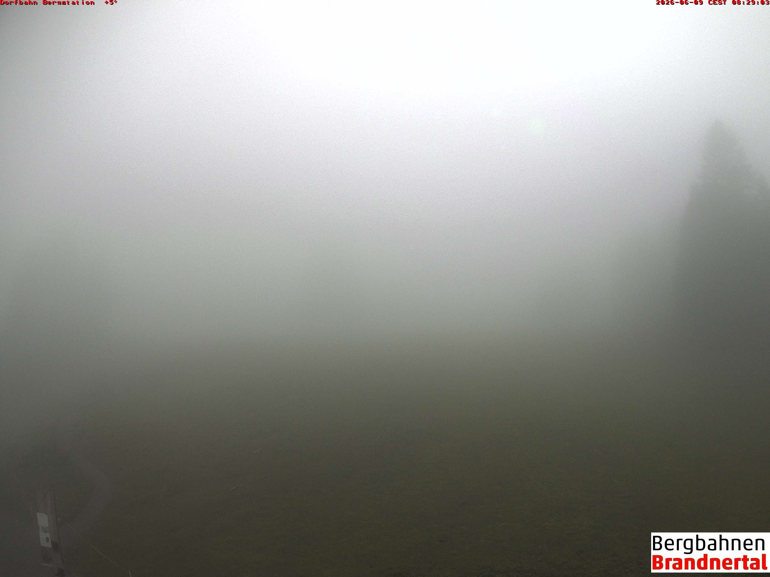 Archiv Foto Webcam Bergstation Dorfbahn, Brandnertal in Vorarlberg