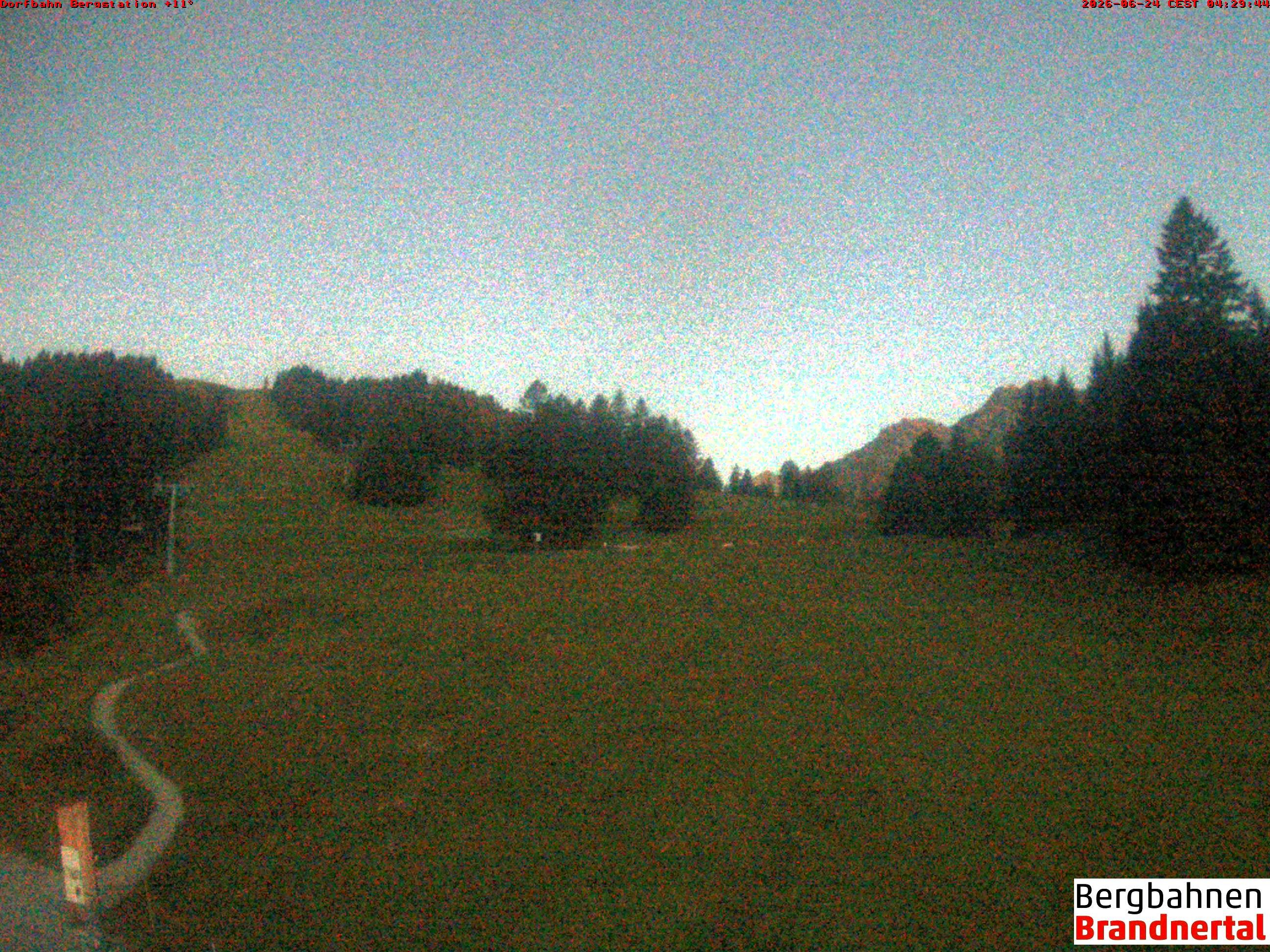 Archiv Foto Webcam Bergstation Dorfbahn, Brandnertal in Vorarlberg