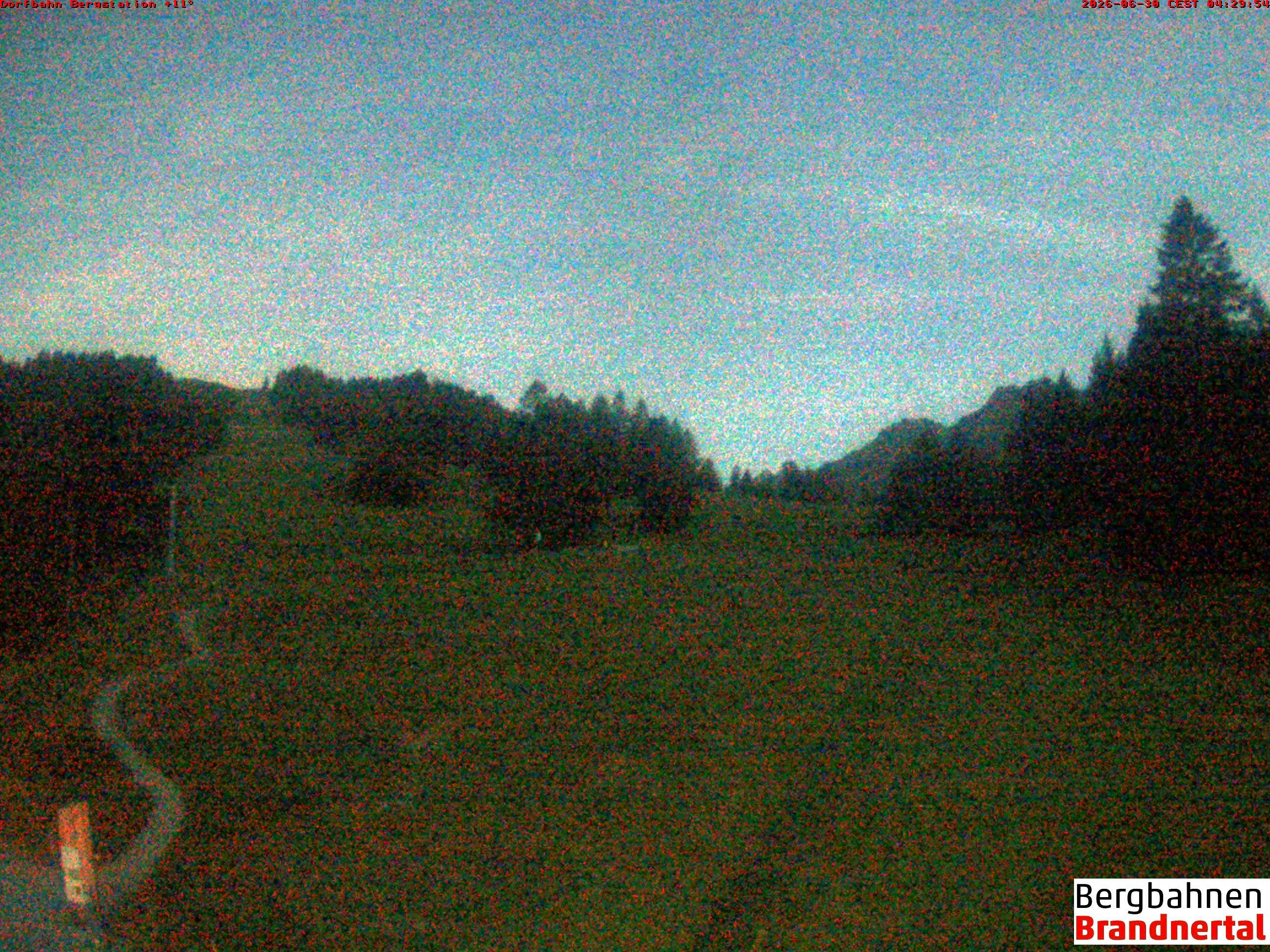 Archiv Foto Webcam Bergstation Dorfbahn, Brandnertal in Vorarlberg
