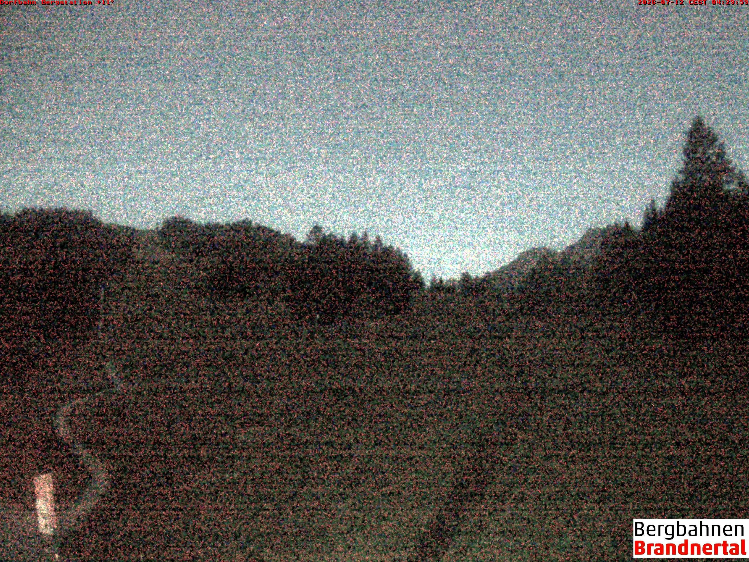 Archiv Foto Webcam Bergstation Dorfbahn, Brandnertal in Vorarlberg