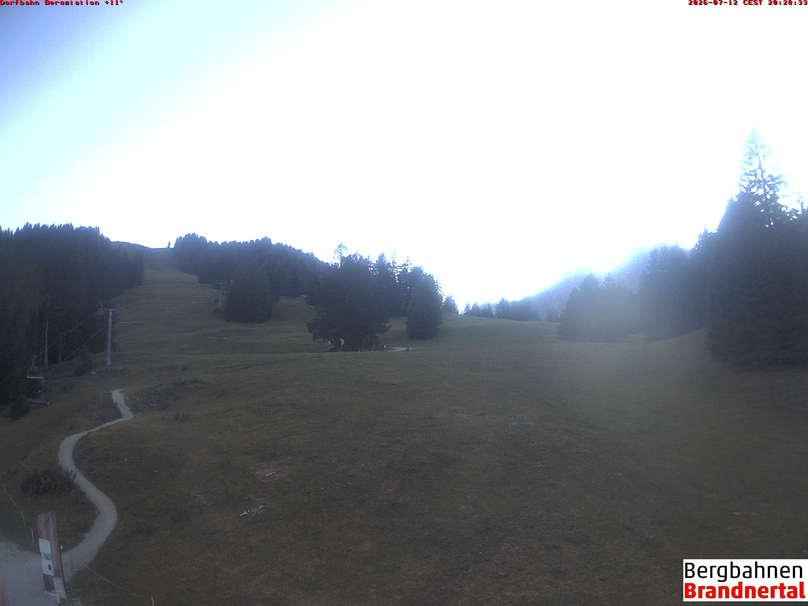 Archiv Foto Webcam Bergstation Dorfbahn, Brandnertal in Vorarlberg