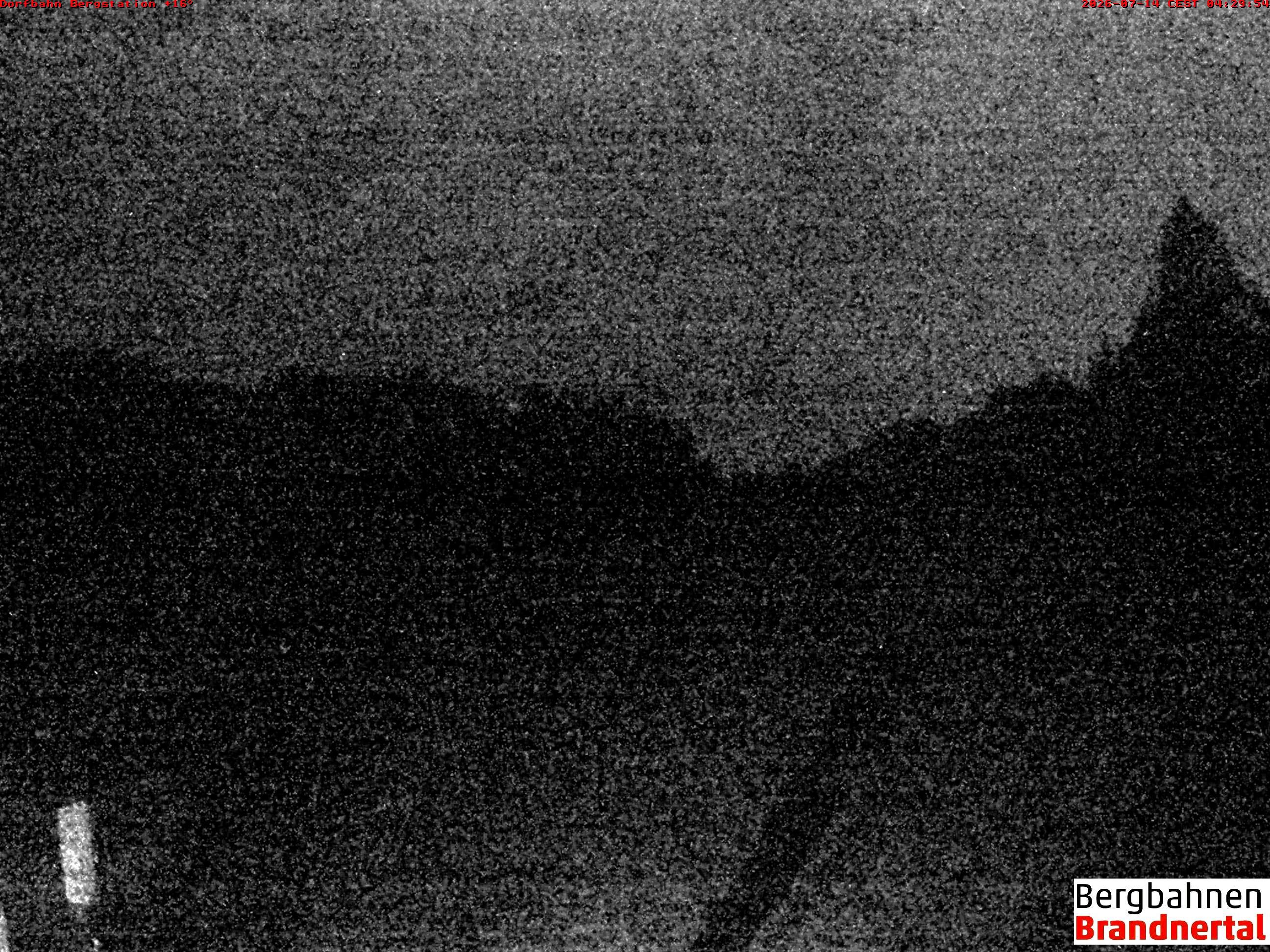 Archived image Webcam mountain station "Dorfbahn", valley "Brandnertal"