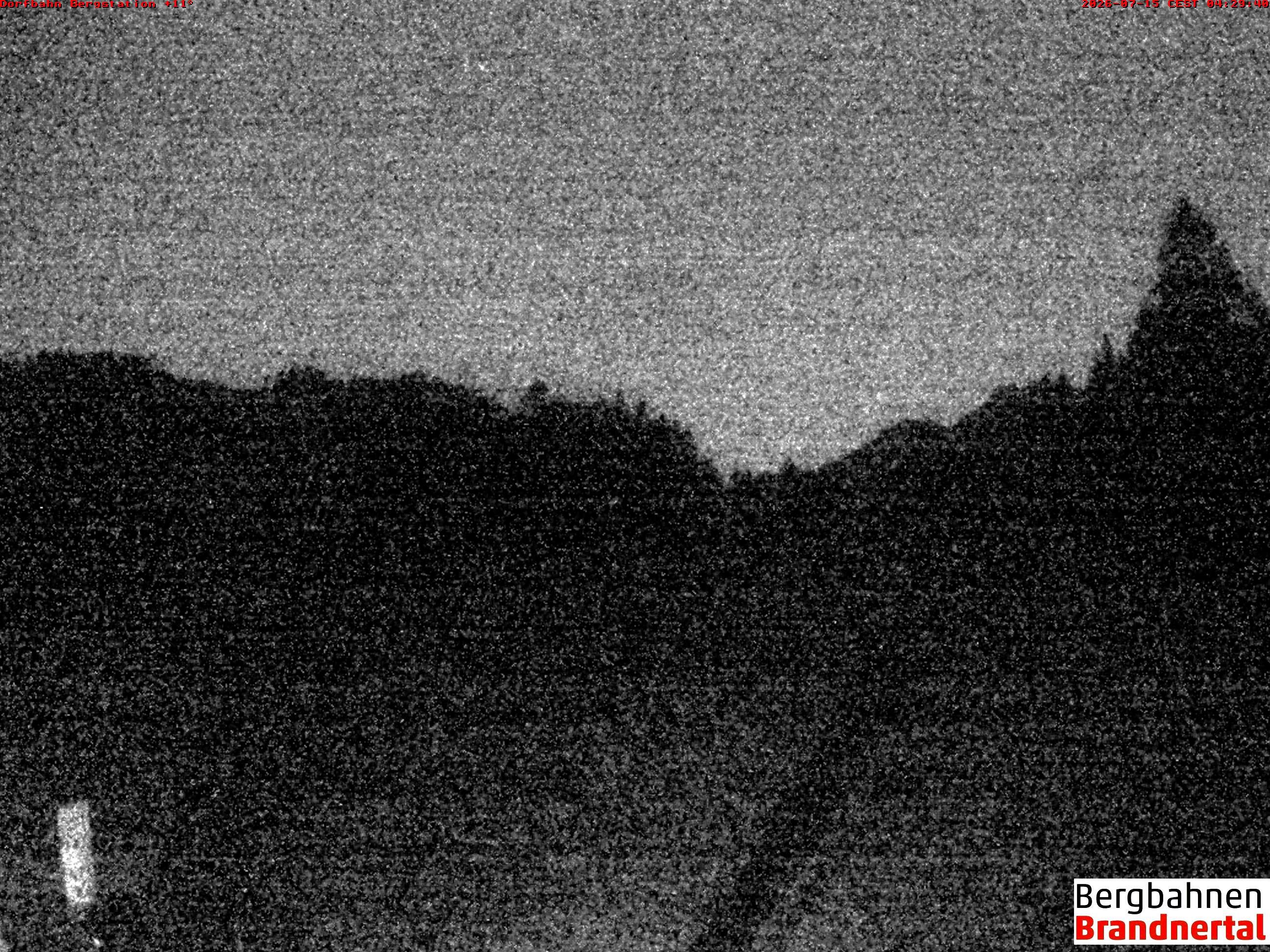 Archived image Webcam mountain station "Dorfbahn", valley "Brandnertal"