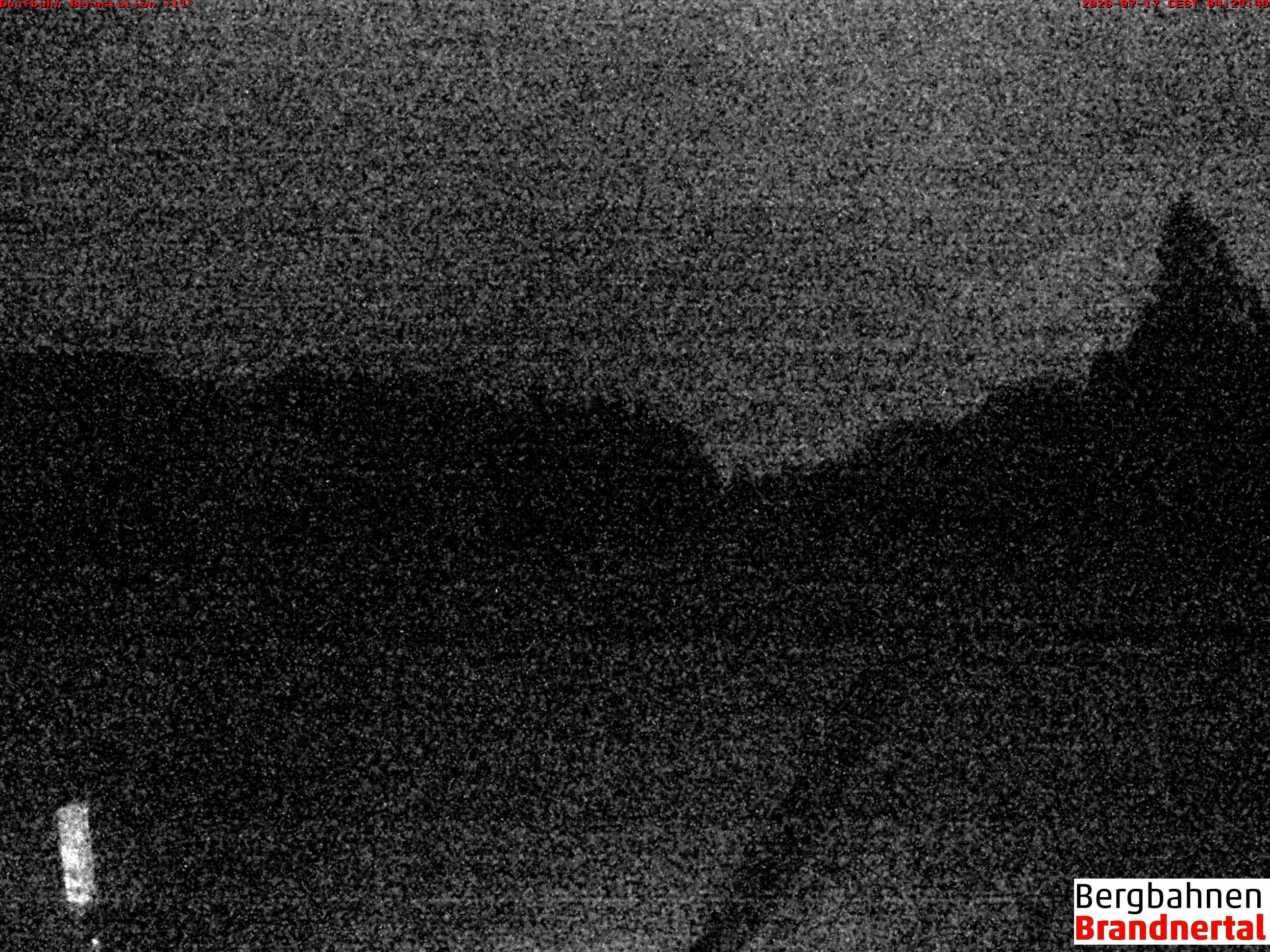 Archived image Webcam mountain station "Dorfbahn", valley "Brandnertal"
