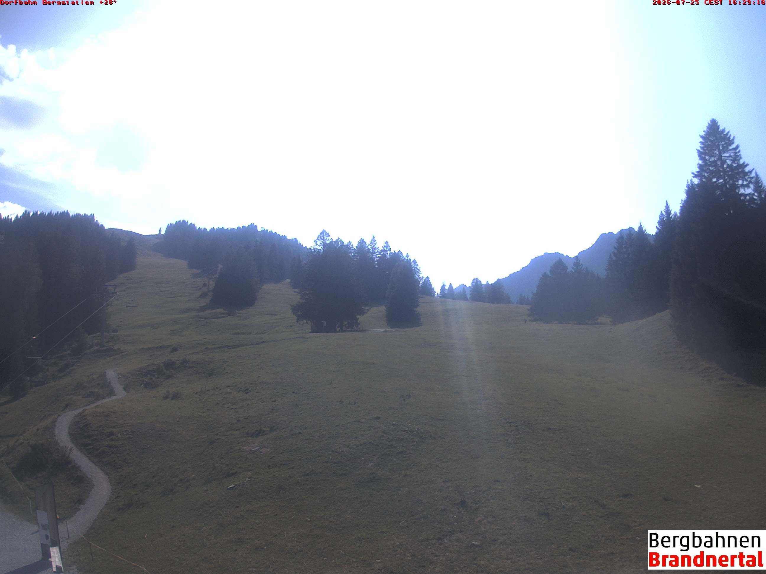 Archiv Foto Webcam Bergstation Dorfbahn, Brandnertal in Vorarlberg