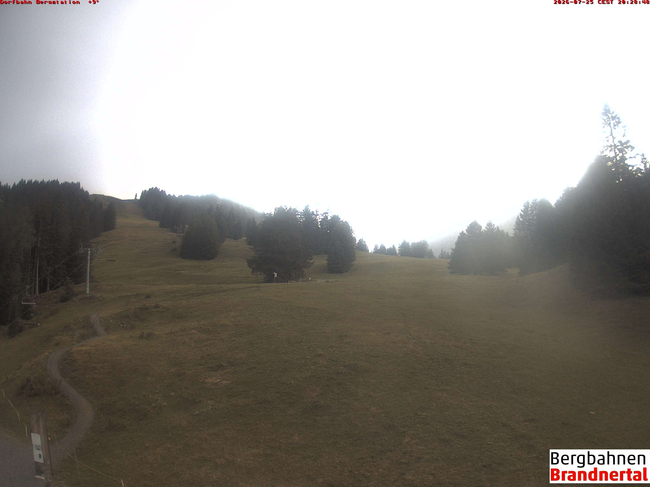 Archiv Foto Webcam Bergstation Dorfbahn, Brandnertal in Vorarlberg