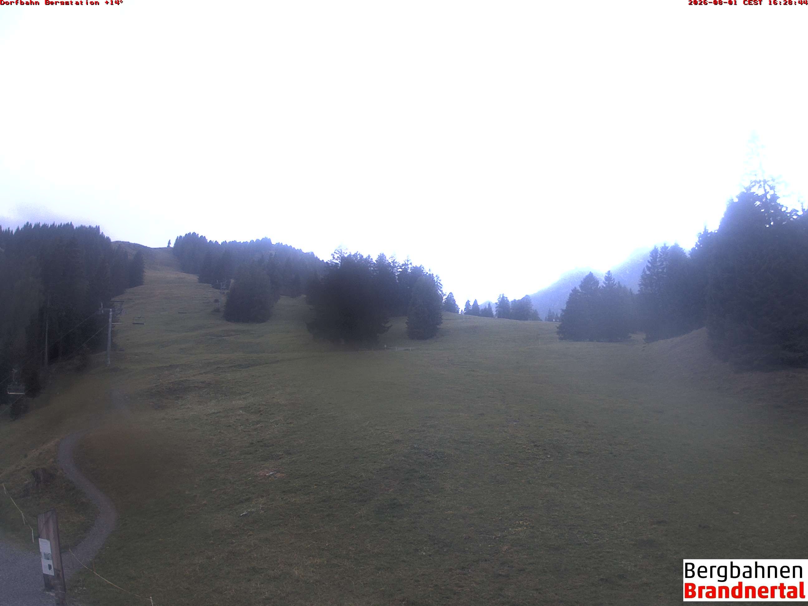 Archiv Foto Webcam Bergstation Dorfbahn, Brandnertal in Vorarlberg
