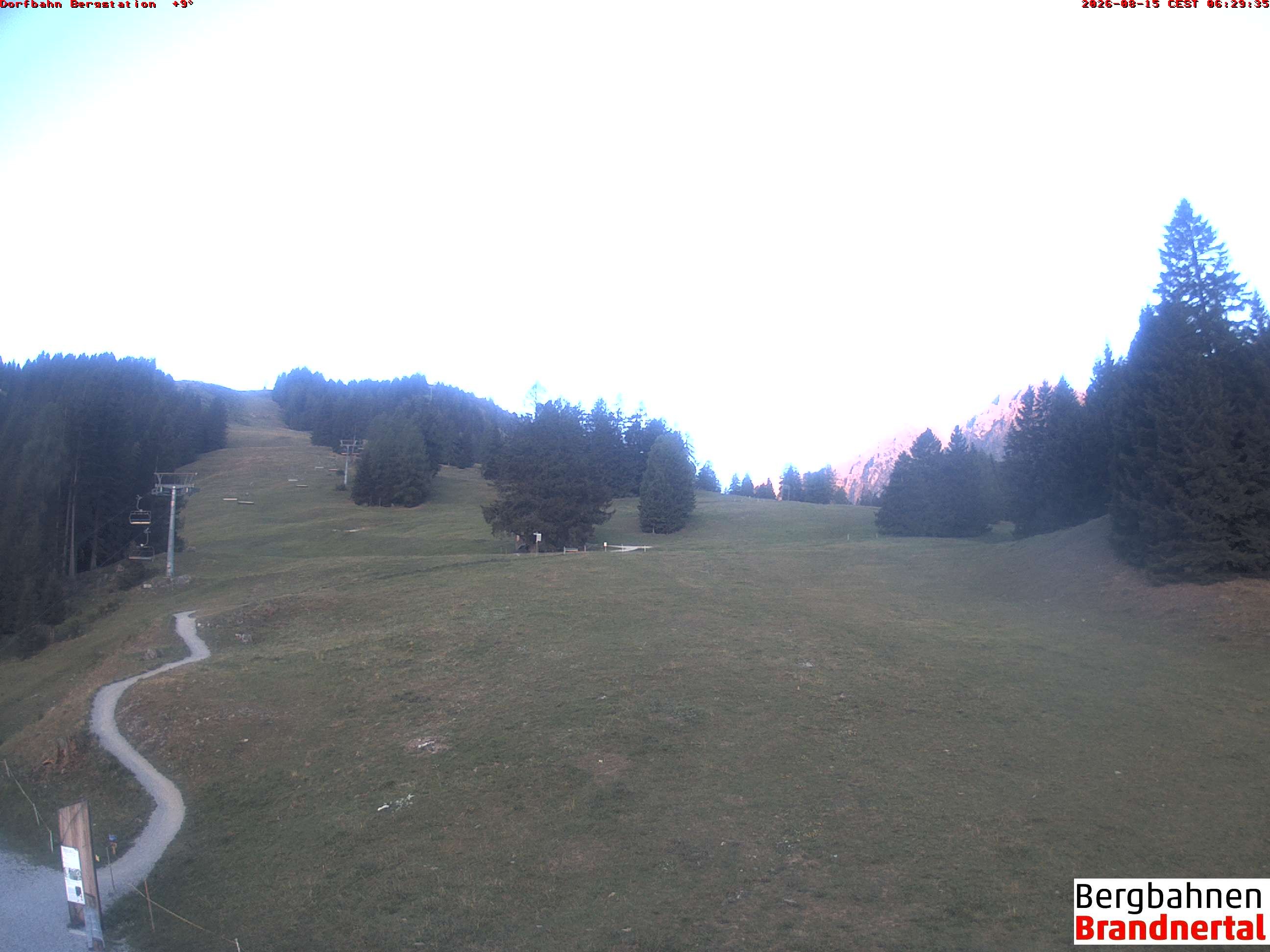 Archiv Foto Webcam Bergstation Dorfbahn, Brandnertal in Vorarlberg