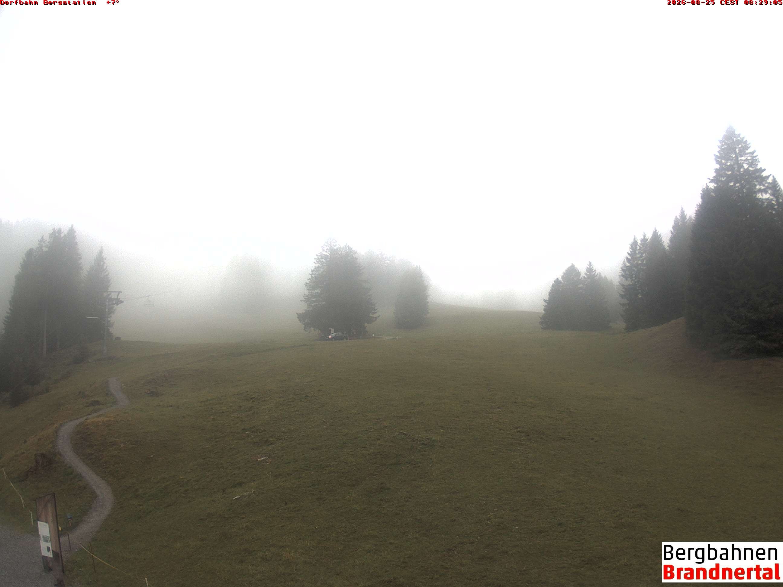 Archiv Foto Webcam Bergstation Dorfbahn, Brandnertal in Vorarlberg