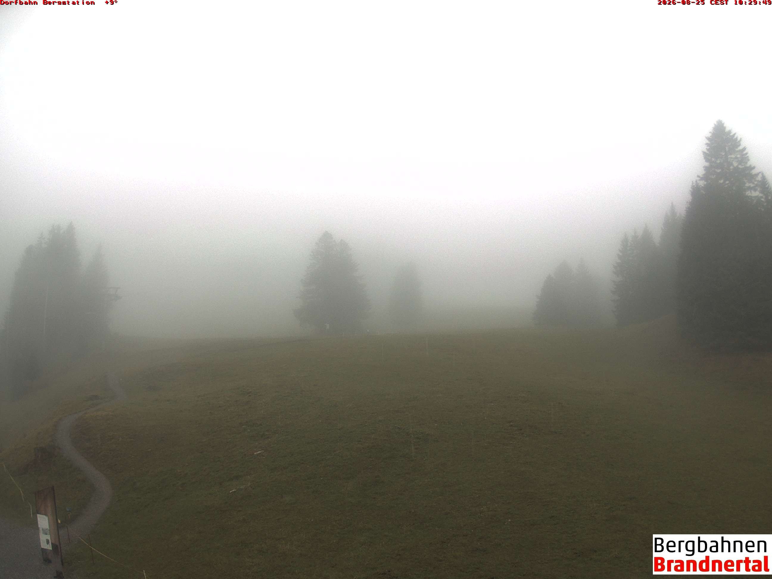 Archiv Foto Webcam Bergstation Dorfbahn, Brandnertal in Vorarlberg