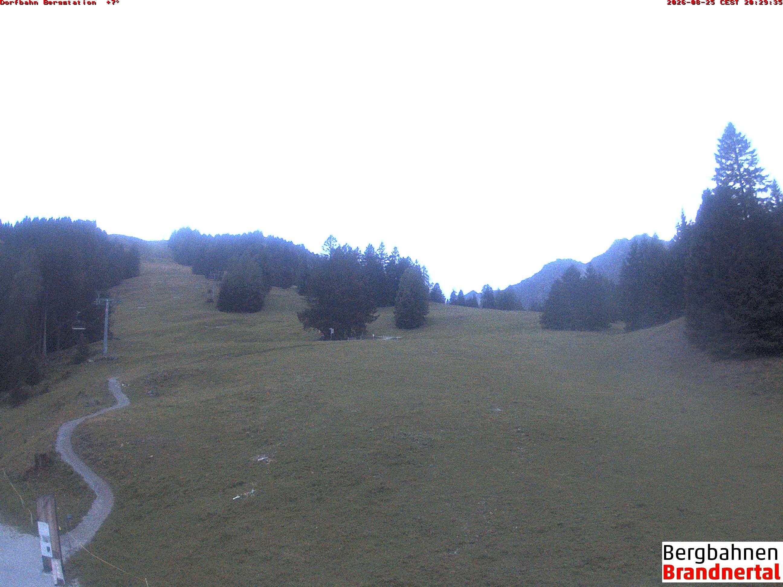 Archiv Foto Webcam Bergstation Dorfbahn, Brandnertal in Vorarlberg