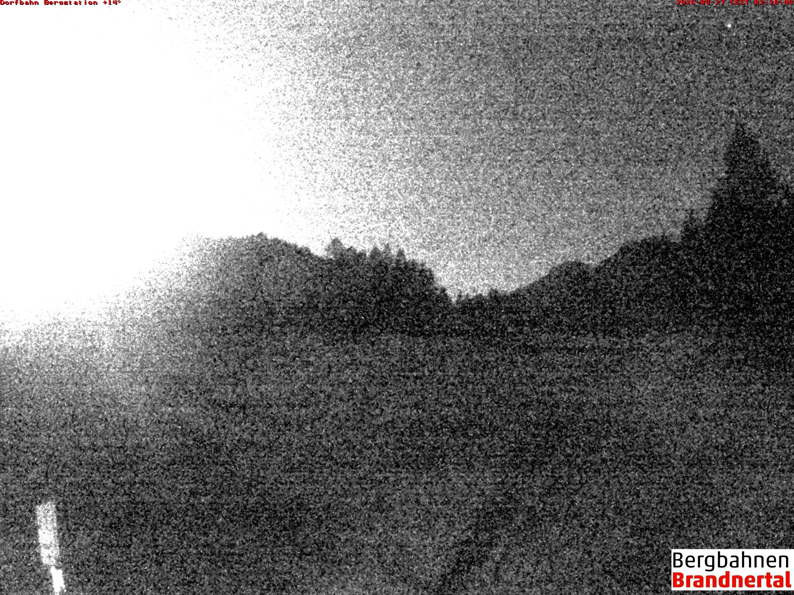 Archived image Webcam mountain station "Dorfbahn", valley "Brandnertal"