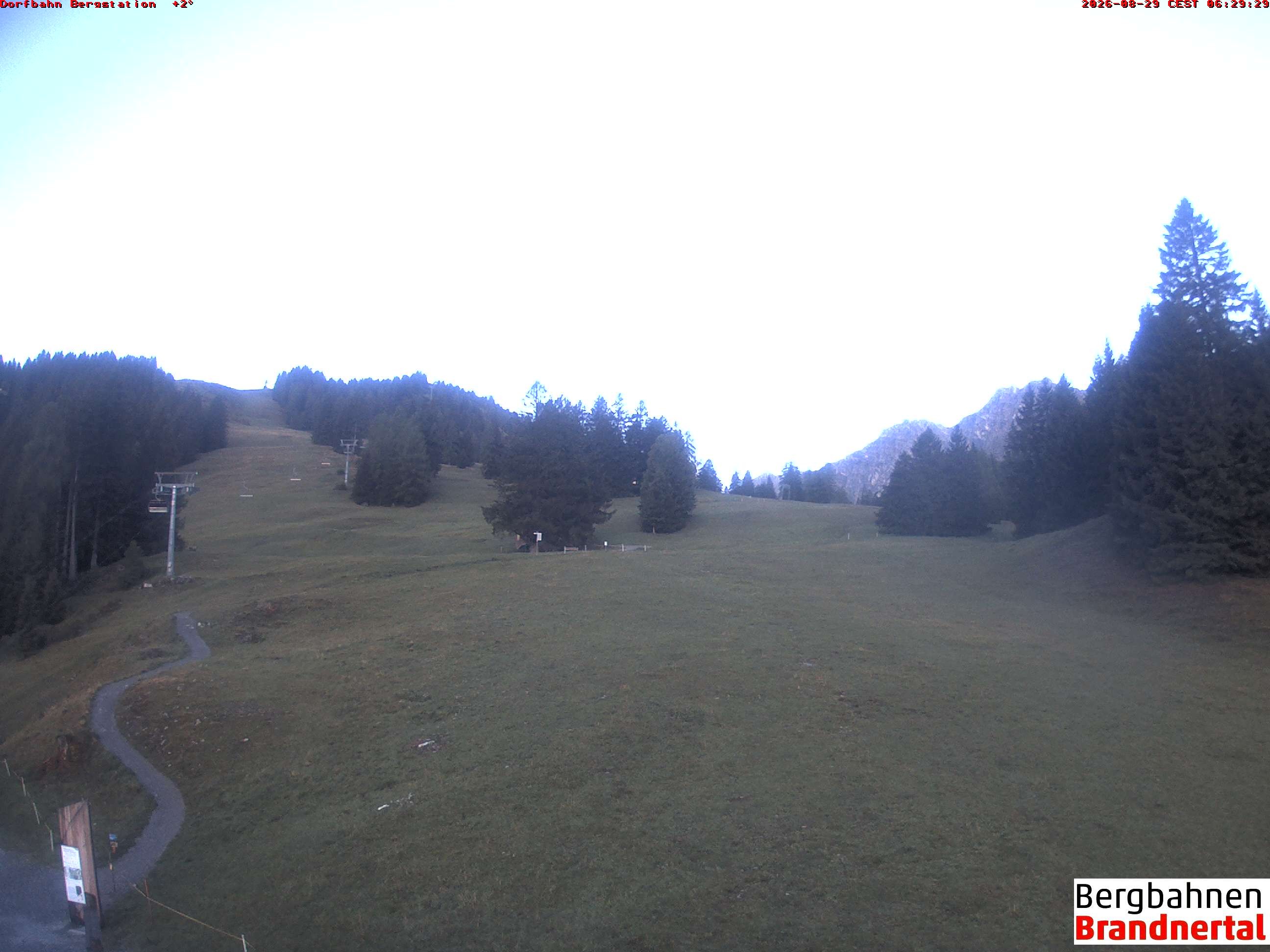 Archiv Foto Webcam Bergstation Dorfbahn, Brandnertal in Vorarlberg