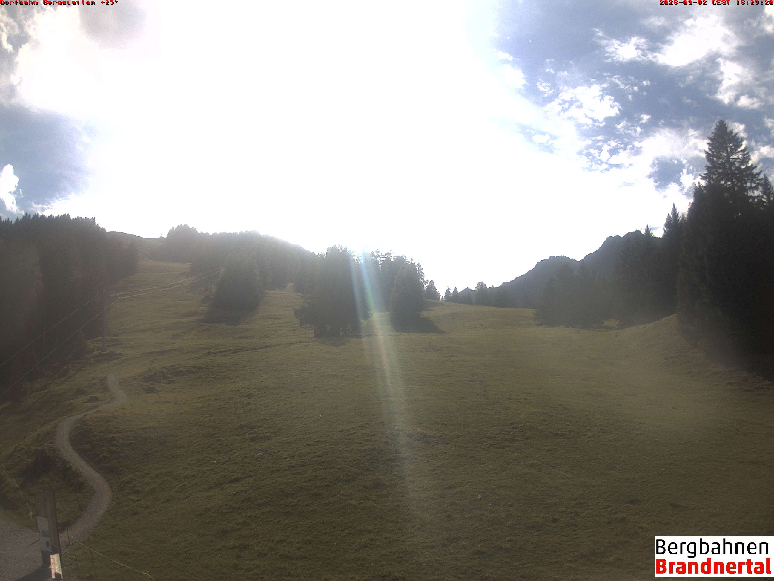 Archiv Foto Webcam Bergstation Dorfbahn, Brandnertal in Vorarlberg