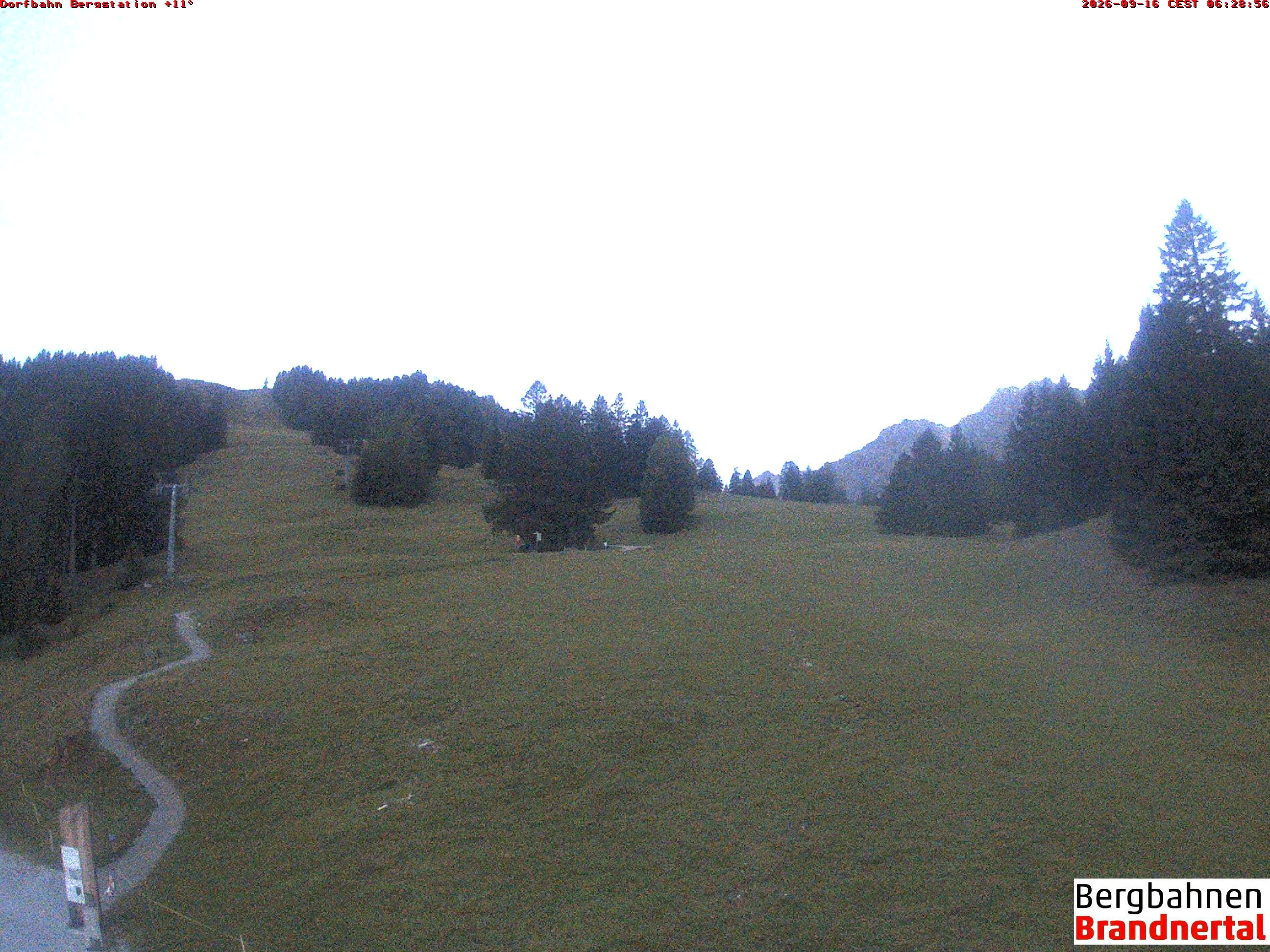 Archiv Foto Webcam Bergstation Dorfbahn, Brandnertal in Vorarlberg