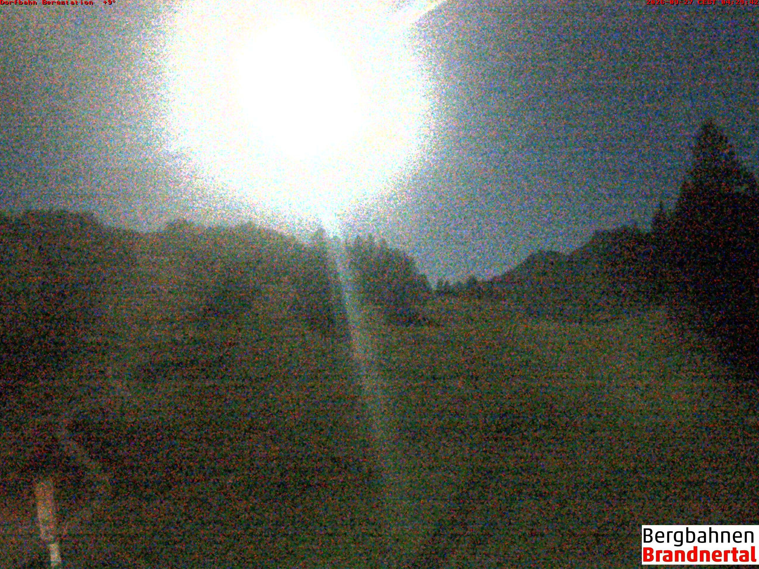 Archiv Foto Webcam Bergstation Dorfbahn, Brandnertal in Vorarlberg