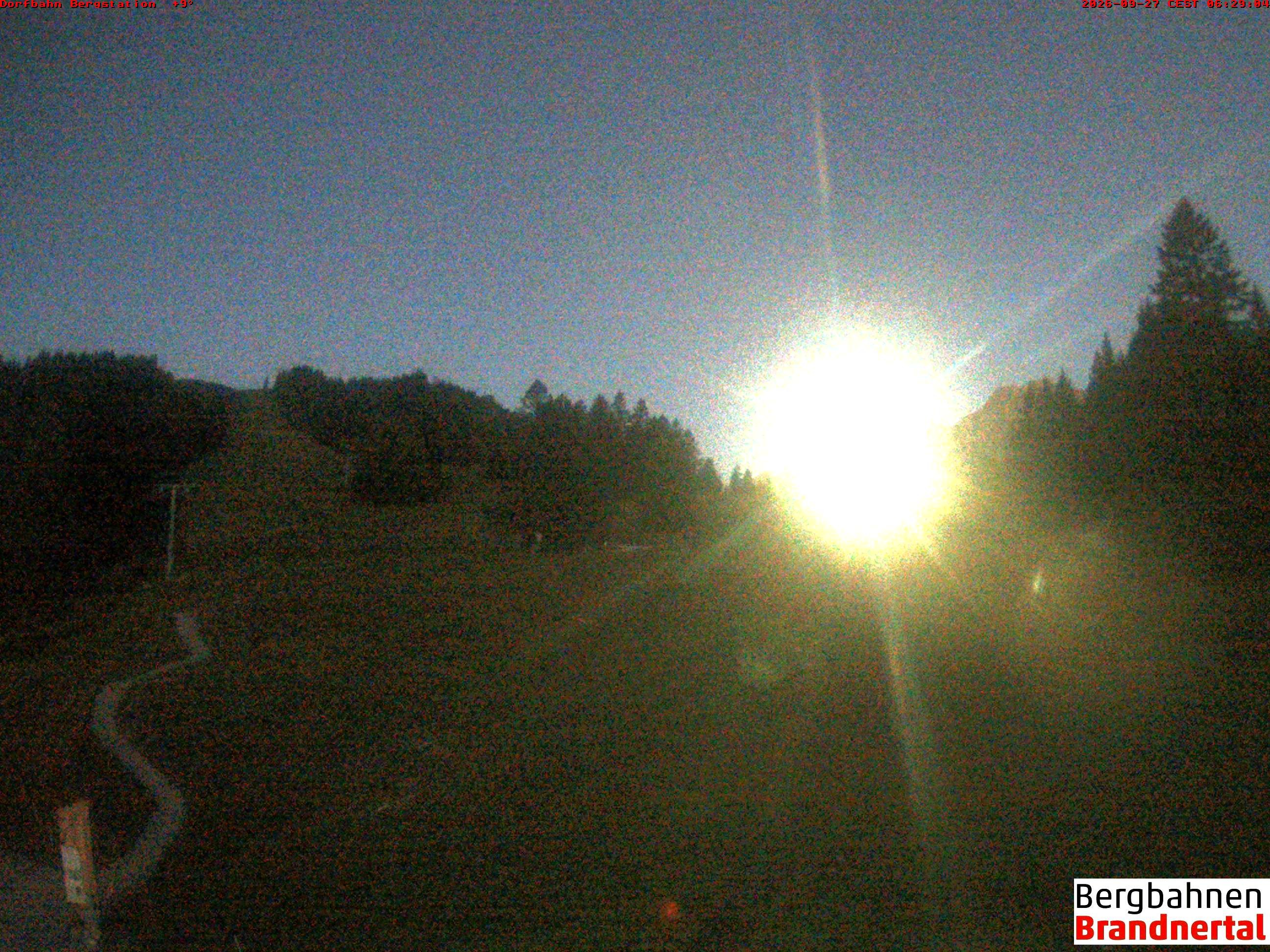 Archiv Foto Webcam Bergstation Dorfbahn, Brandnertal in Vorarlberg