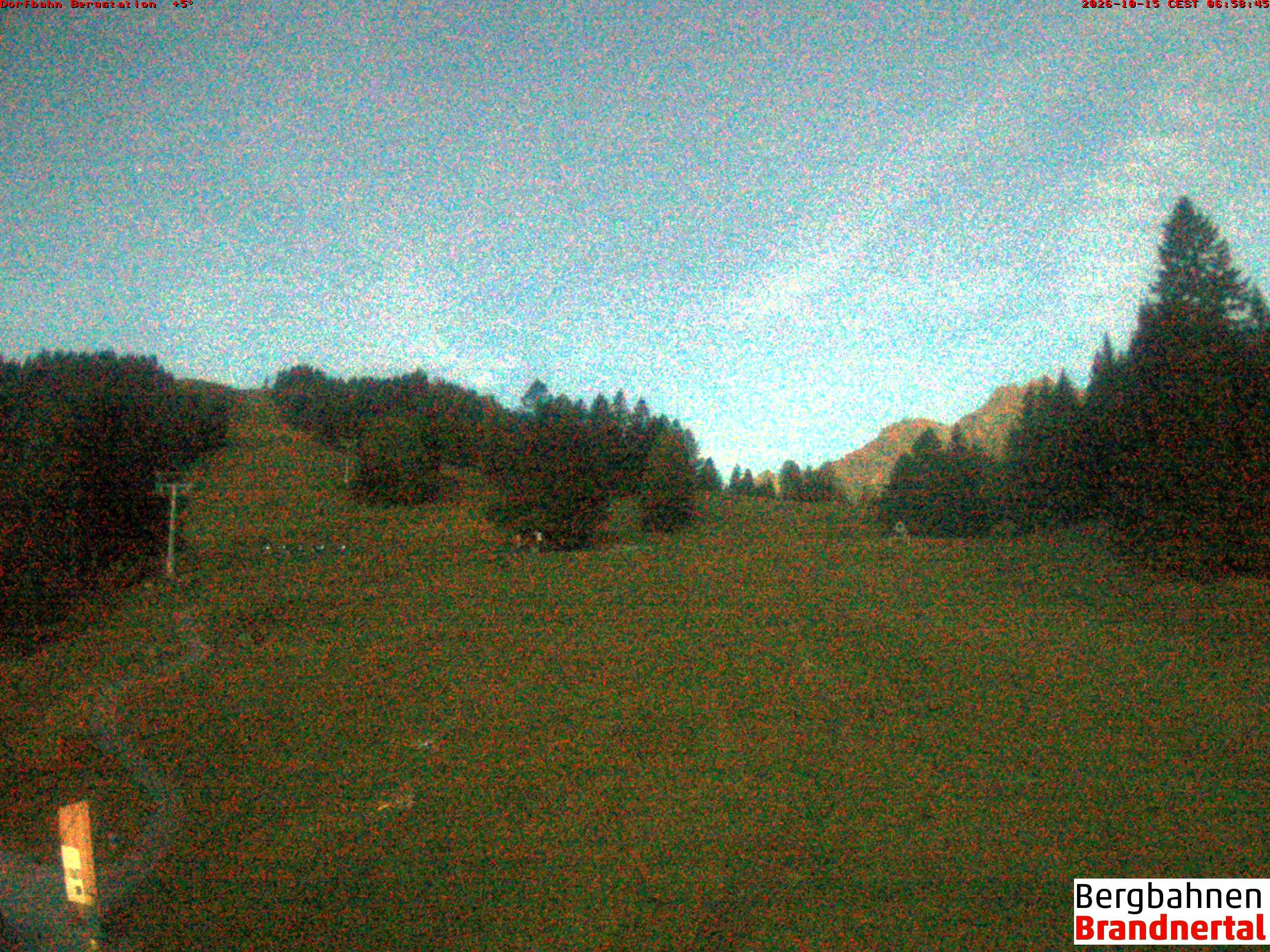 Archiv Foto Webcam Bergstation Dorfbahn, Brandnertal in Vorarlberg