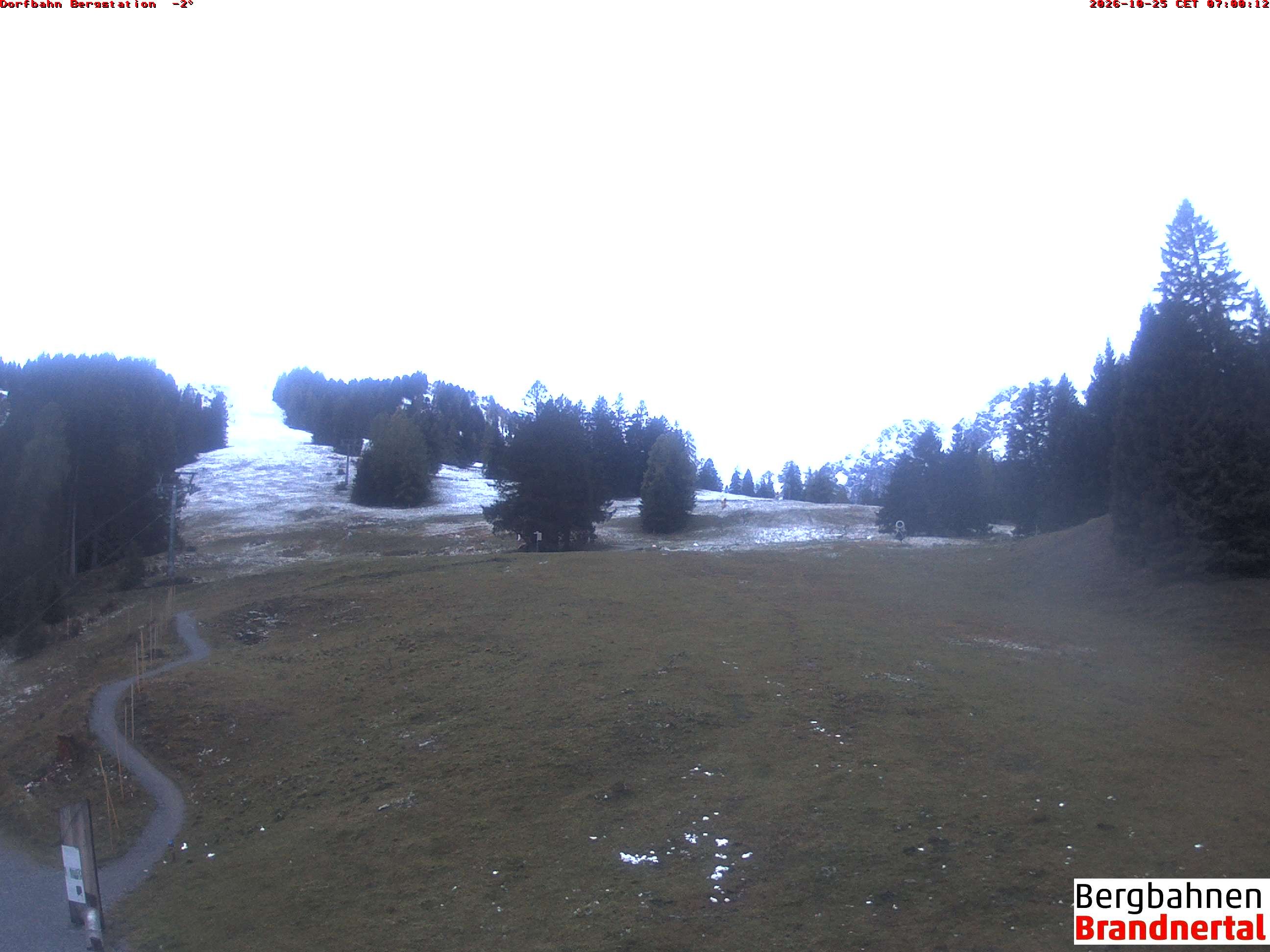 Archiv Foto Webcam Bergstation Dorfbahn, Brandnertal in Vorarlberg