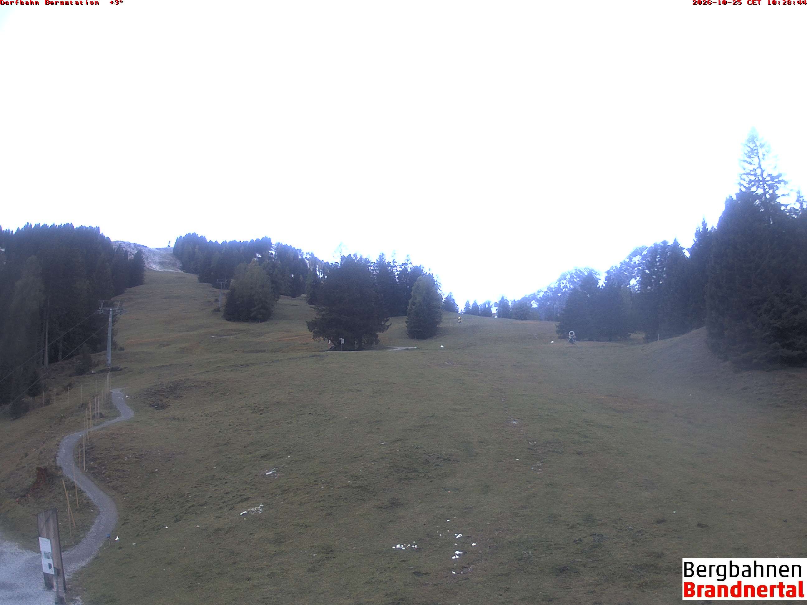 Archiv Foto Webcam Bergstation Dorfbahn, Brandnertal in Vorarlberg