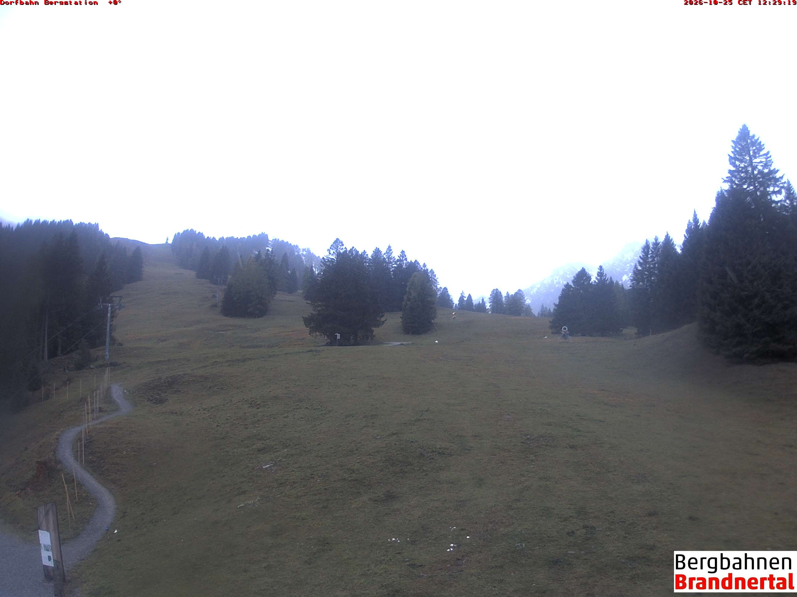 Archiv Foto Webcam Bergstation Dorfbahn, Brandnertal in Vorarlberg