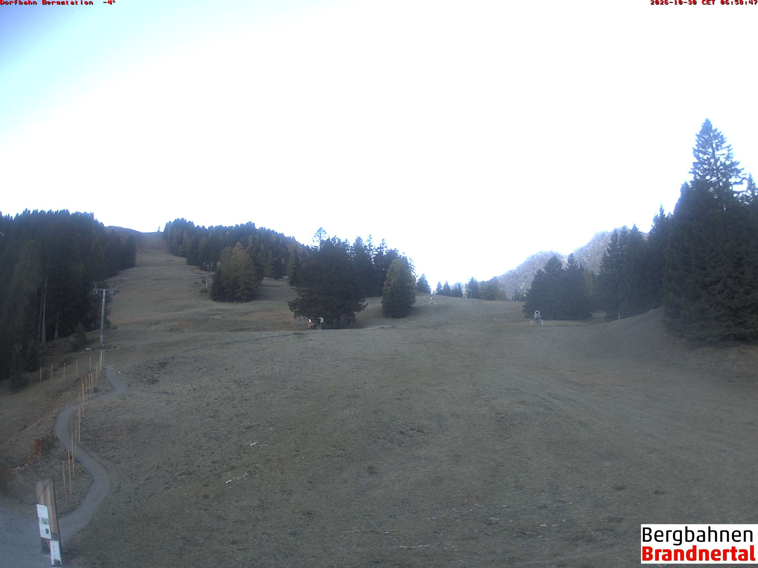 Archiv Foto Webcam Bergstation Dorfbahn, Brandnertal in Vorarlberg