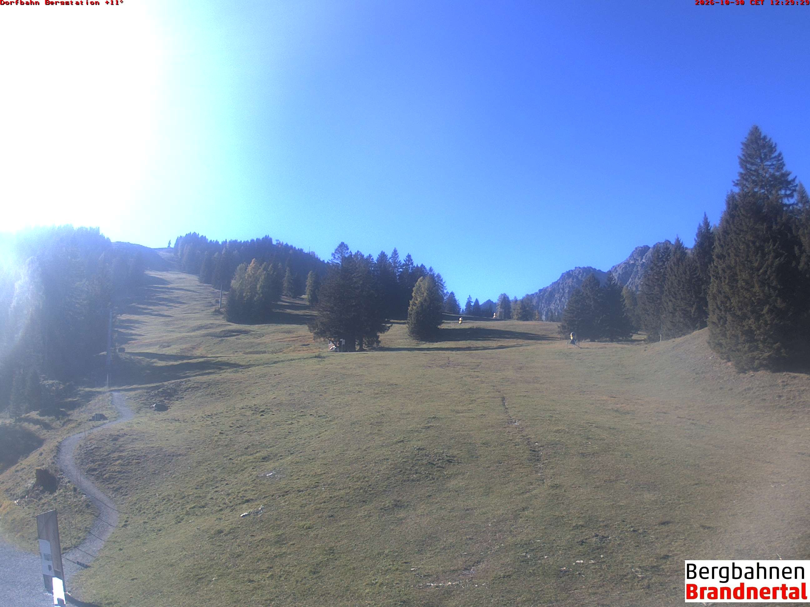 Archiv Foto Webcam Bergstation Dorfbahn, Brandnertal in Vorarlberg