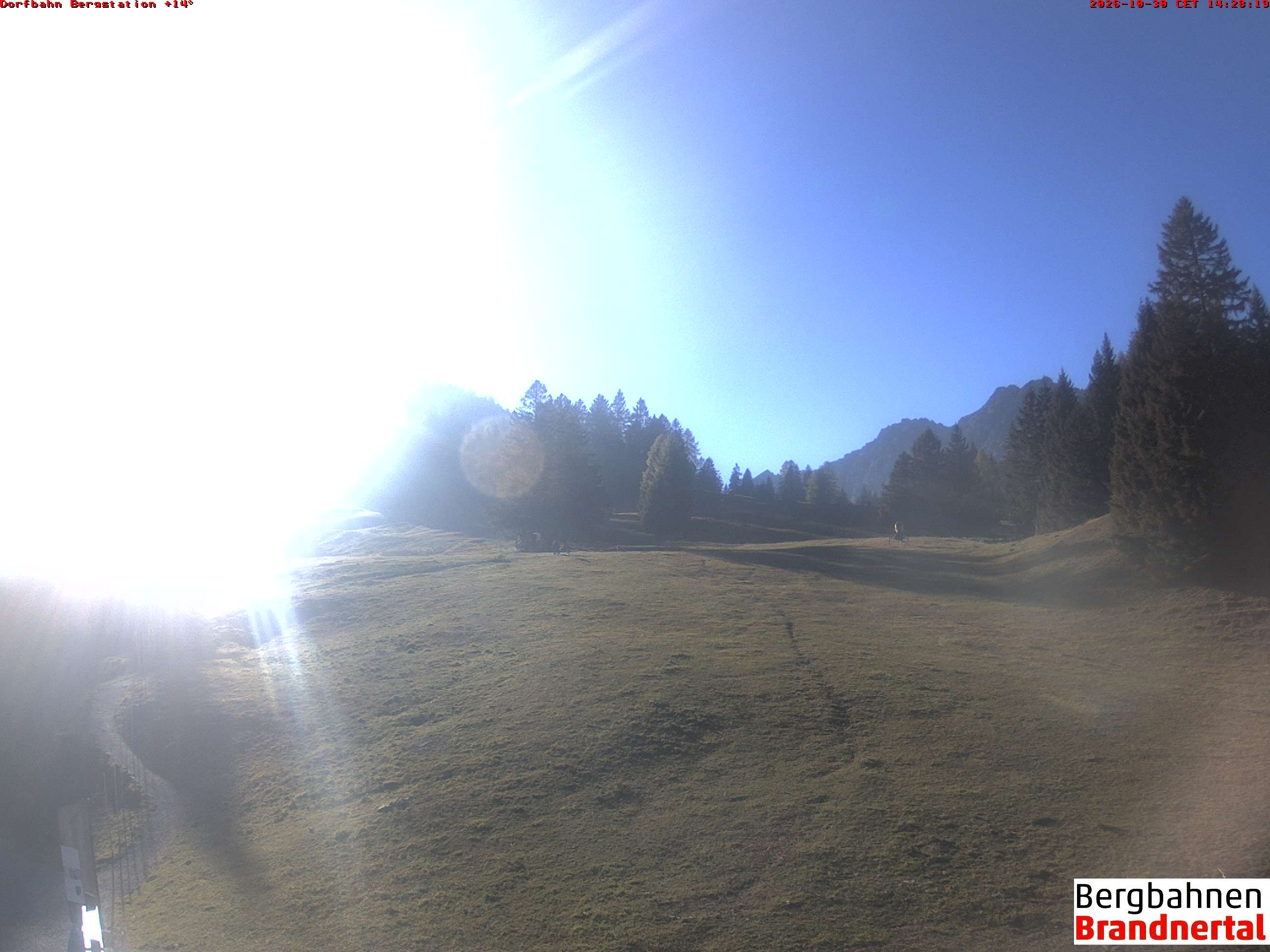Archiv Foto Webcam Bergstation Dorfbahn, Brandnertal in Vorarlberg