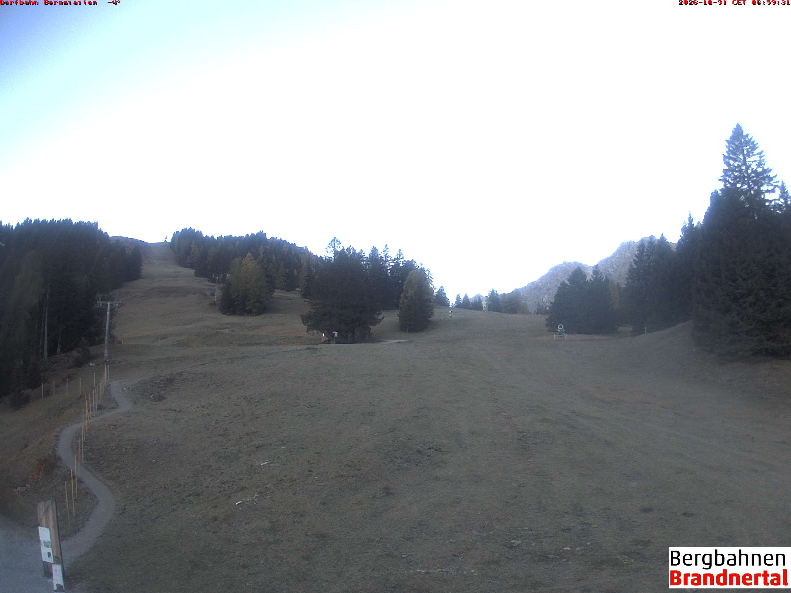 Archiv Foto Webcam Bergstation Dorfbahn, Brandnertal in Vorarlberg