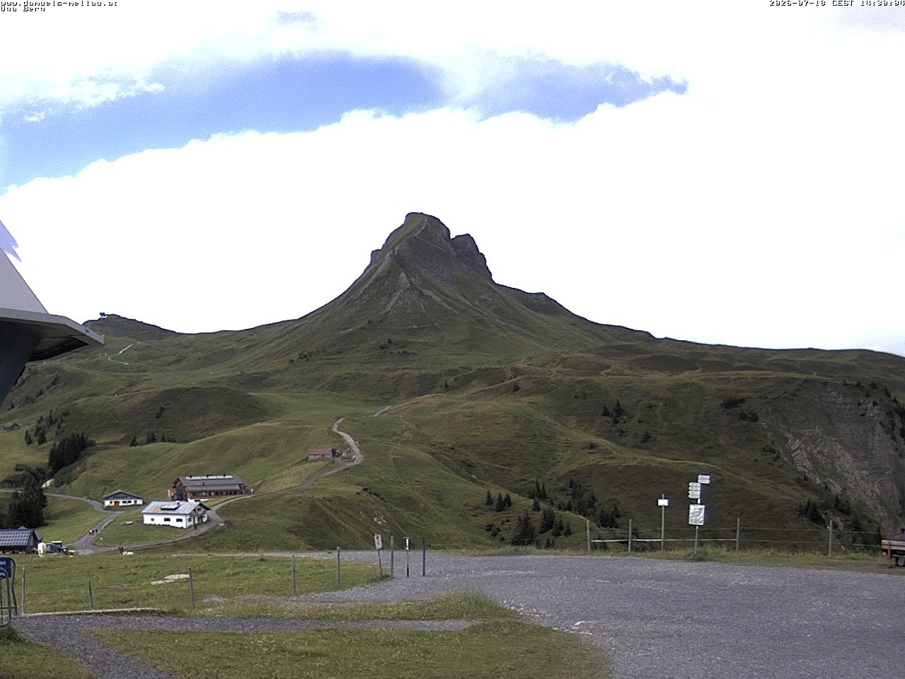 Archiv Foto Webcam Bergstation Uga (1850m)
