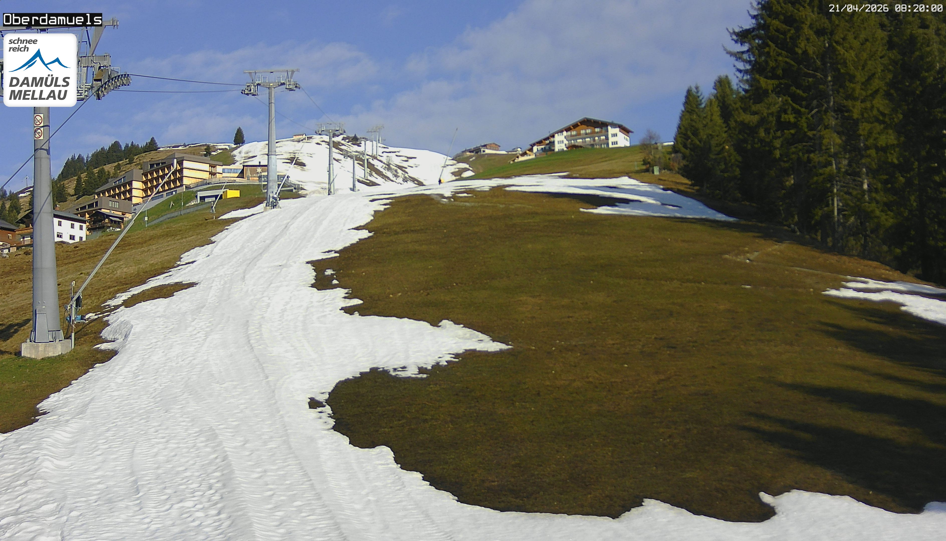 Archived image Webcam View Oberdamüls