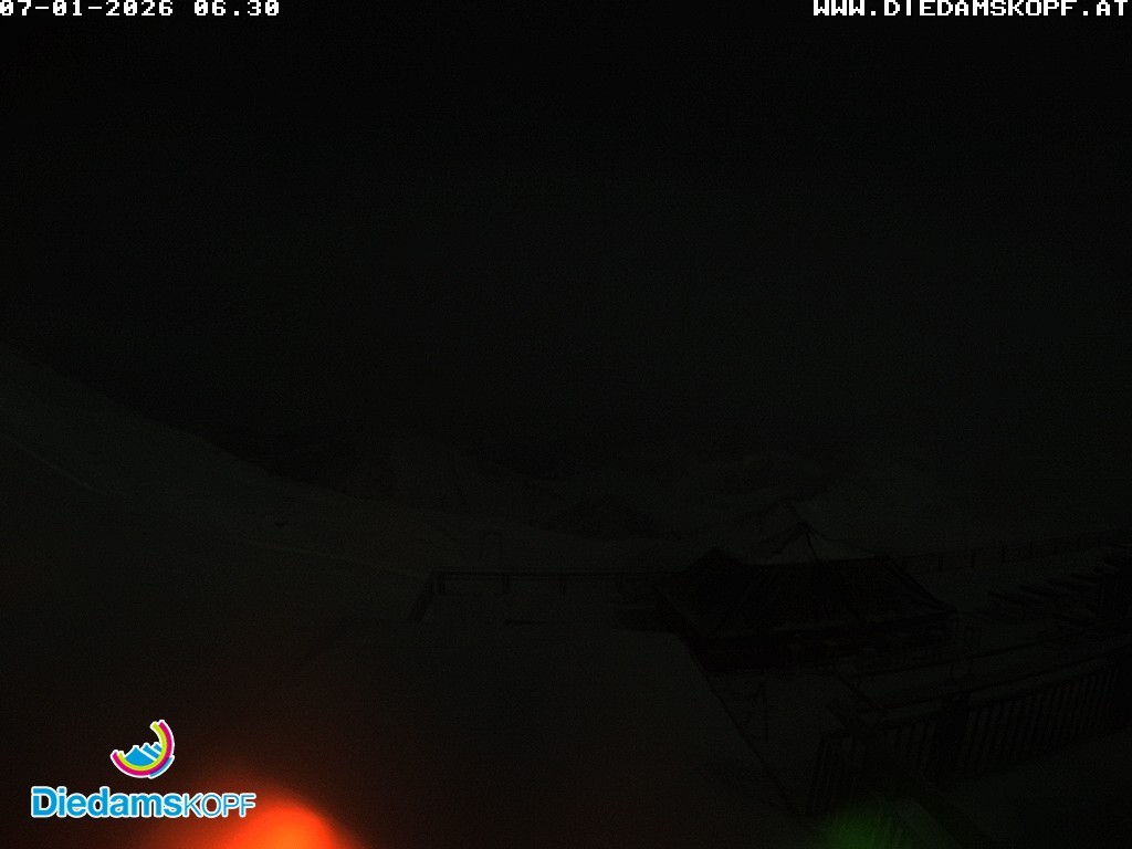 Archiv Foto Webcam Bergstation Diedamskopf, Vorarlberg