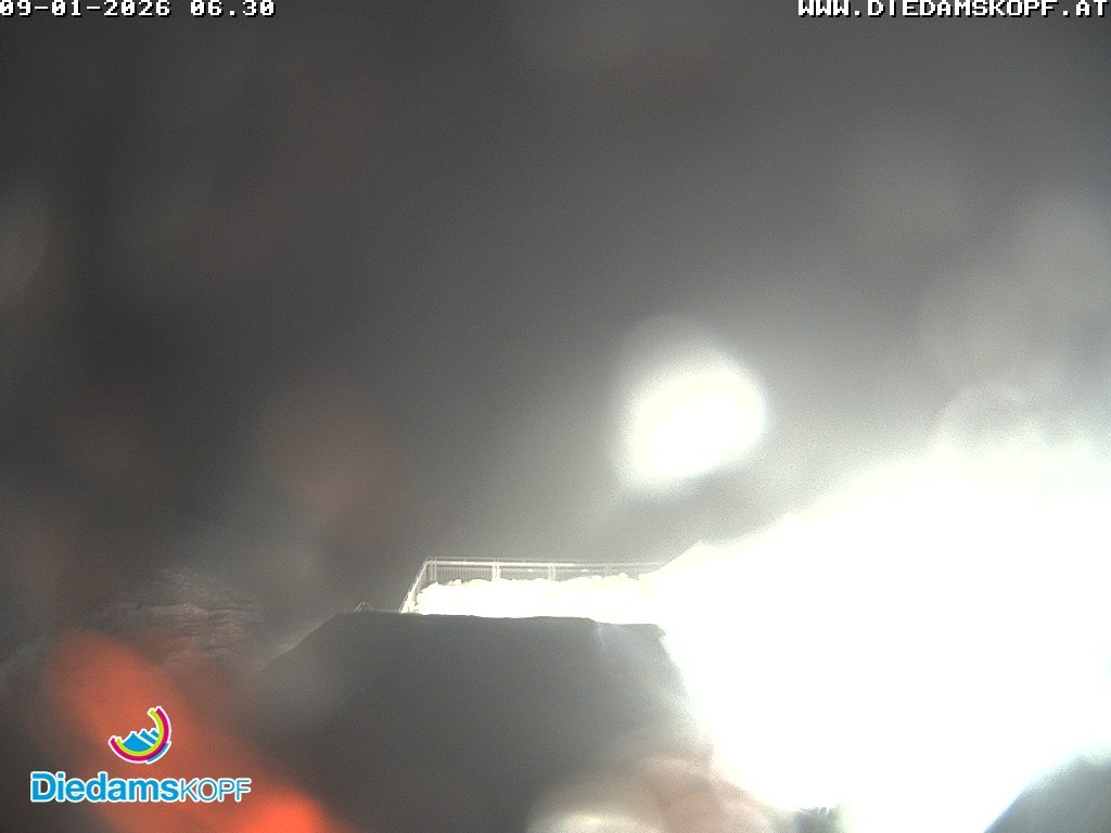 Archiv Foto Webcam Bergstation Diedamskopf, Vorarlberg