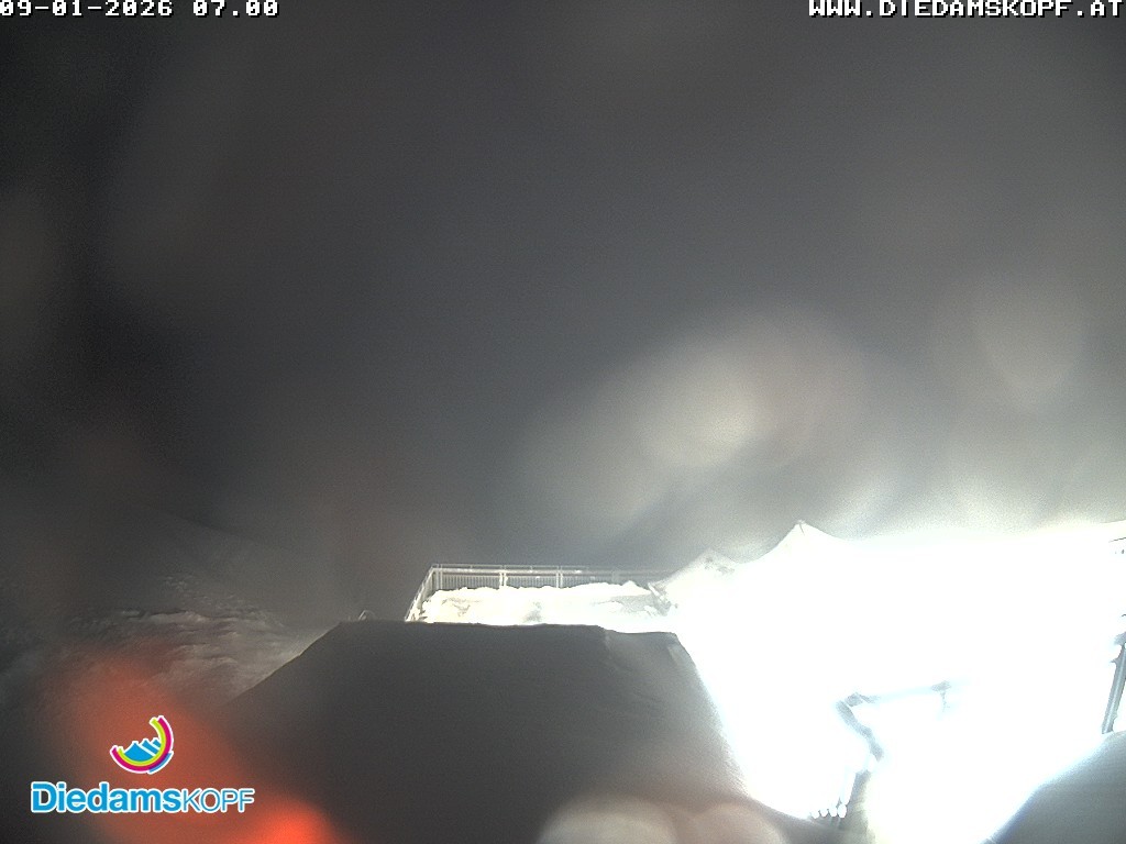 Archiv Foto Webcam Bergstation Diedamskopf, Vorarlberg