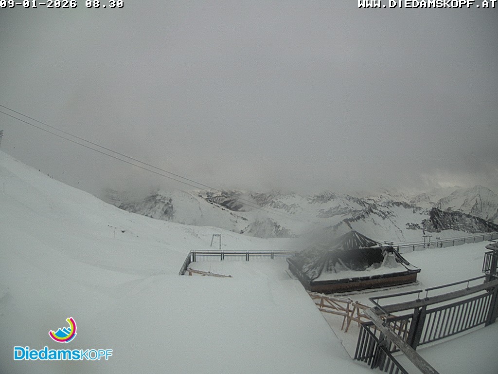 Archiv Foto Webcam Bergstation Diedamskopf, Vorarlberg