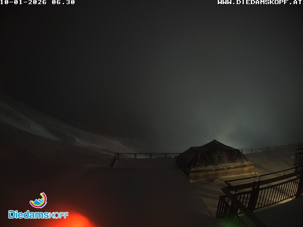 Archiv Foto Webcam Bergstation Diedamskopf, Vorarlberg
