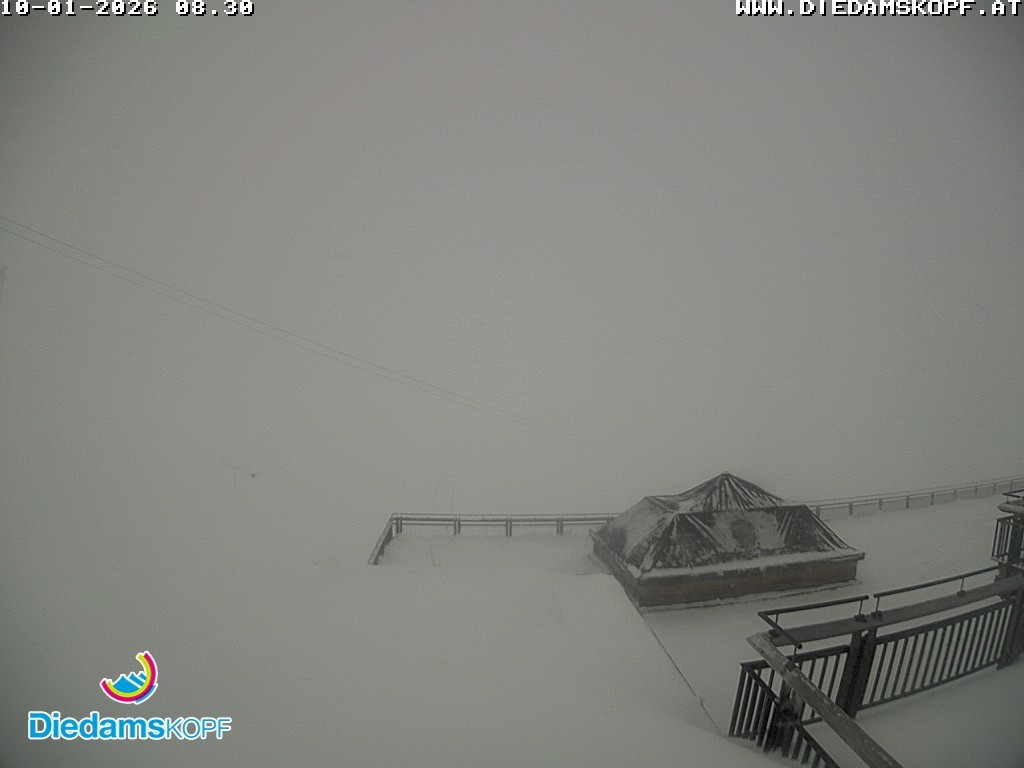 Archiv Foto Webcam Bergstation Diedamskopf, Vorarlberg
