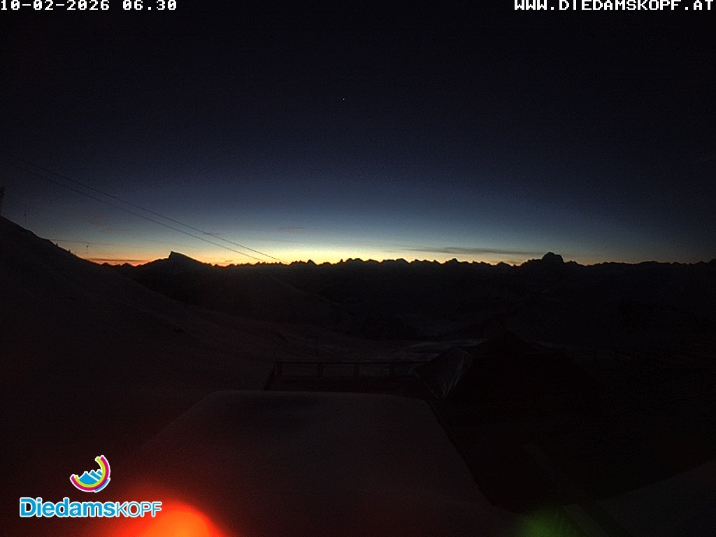 Archiv Foto Webcam Bergstation Diedamskopf, Vorarlberg