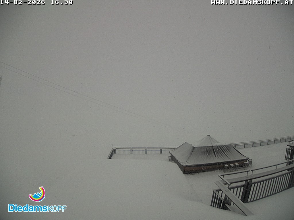 Archiv Foto Webcam Bergstation Diedamskopf, Vorarlberg