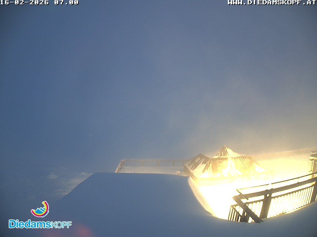 Archiv Foto Webcam Bergstation Diedamskopf, Vorarlberg
