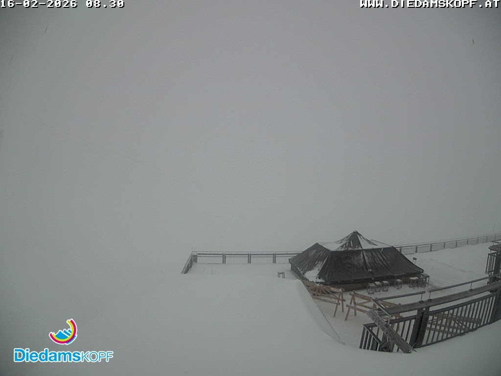Archiv Foto Webcam Bergstation Diedamskopf, Vorarlberg